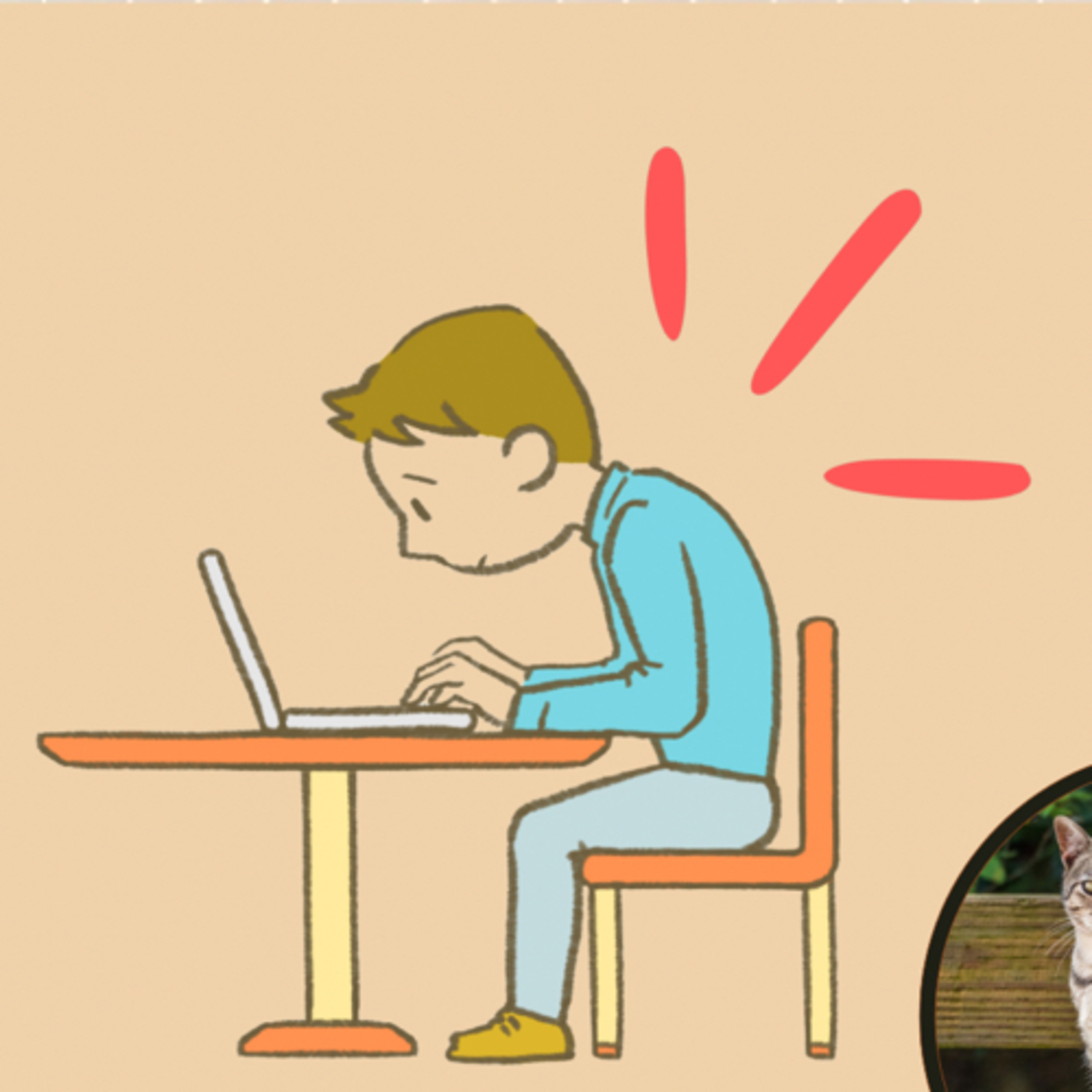 🌸14:ねこ背ってなに？〈日本語聴解Japanese Podcast〉