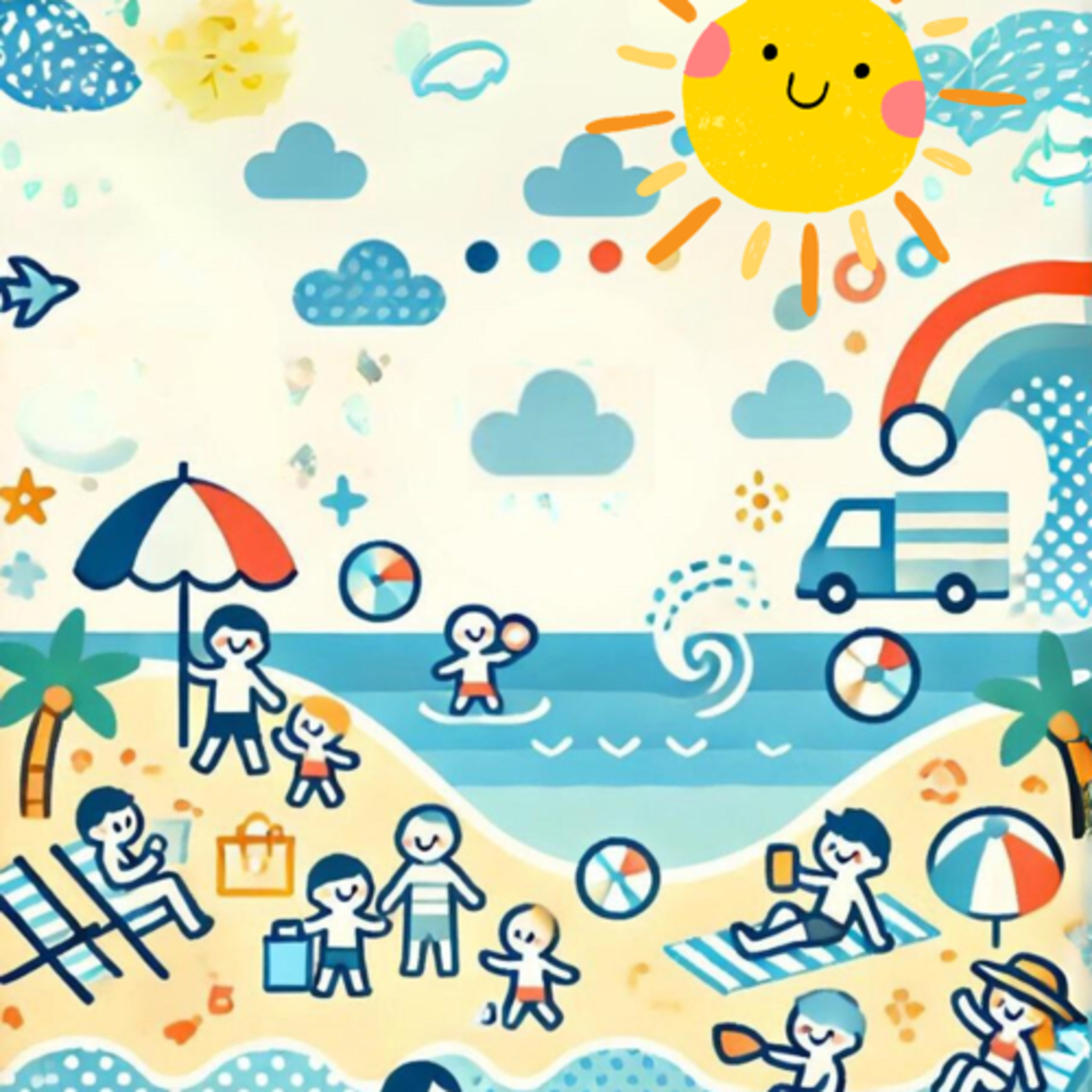 🌸18: 7月15日「海の日」を楽しもう‼〈日本語聴解Japanese Podcast〉