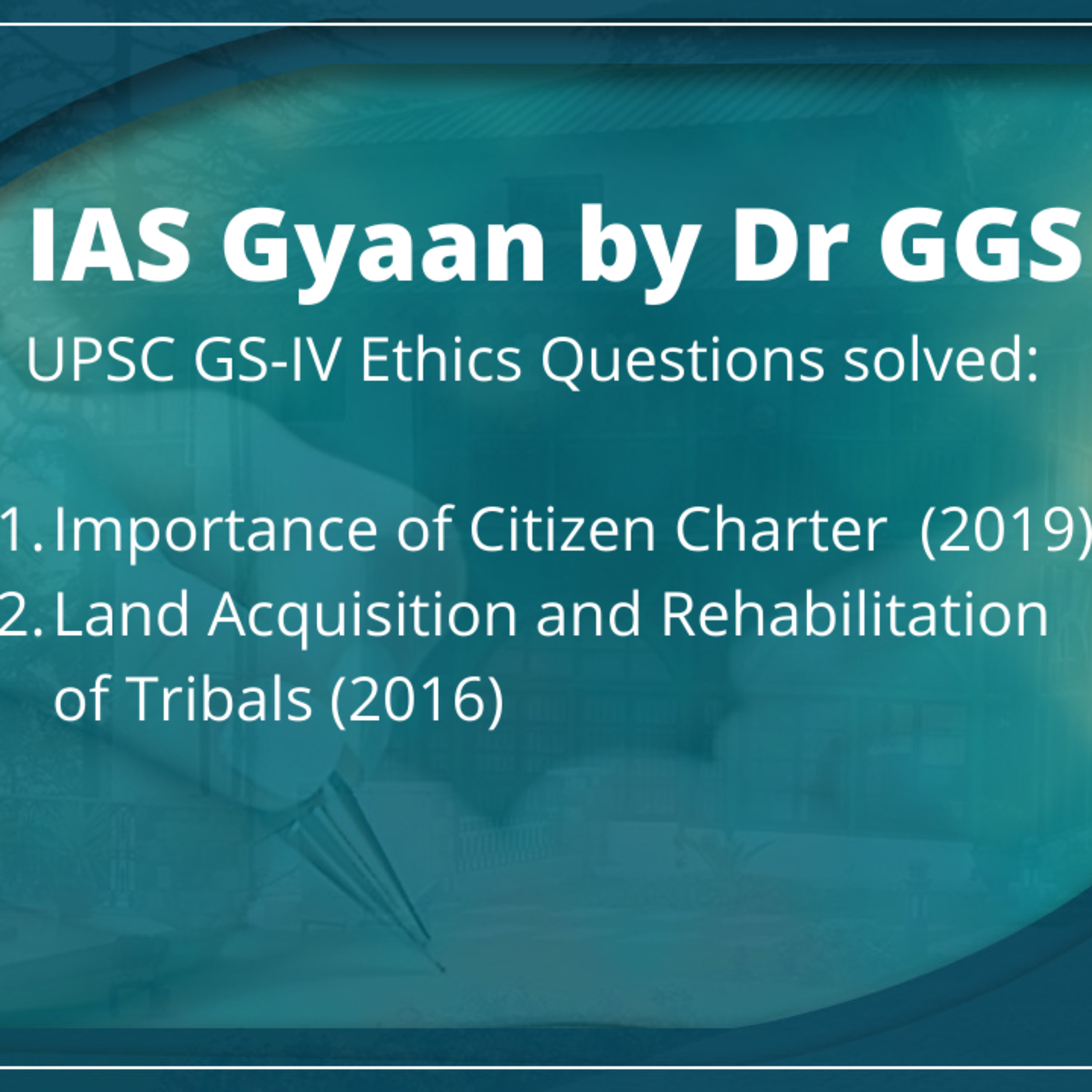 IAS Gyaan by Dr. GGS