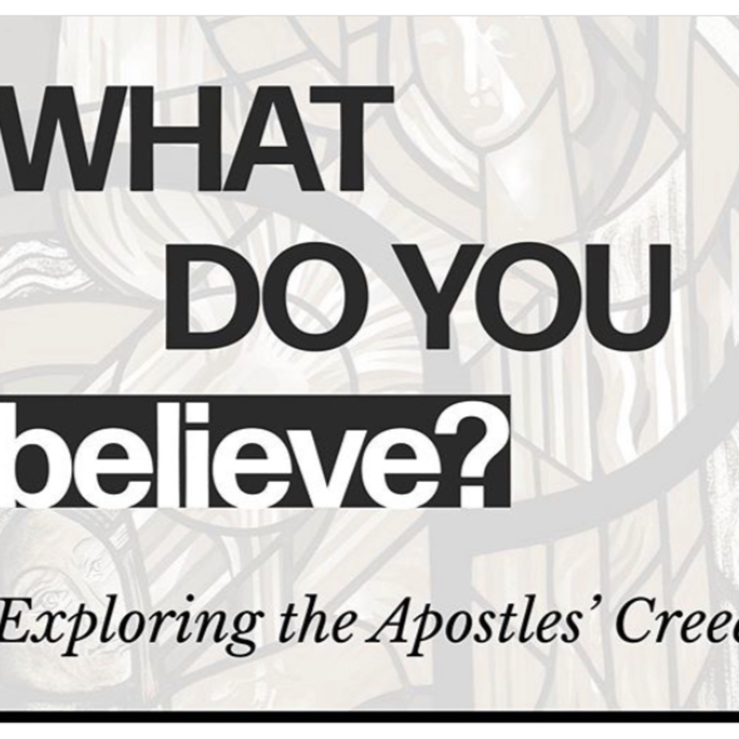 What Do You Believe? "...who was conceived by the Holy Spirit and born of the Virgin Mary..." episode artwork