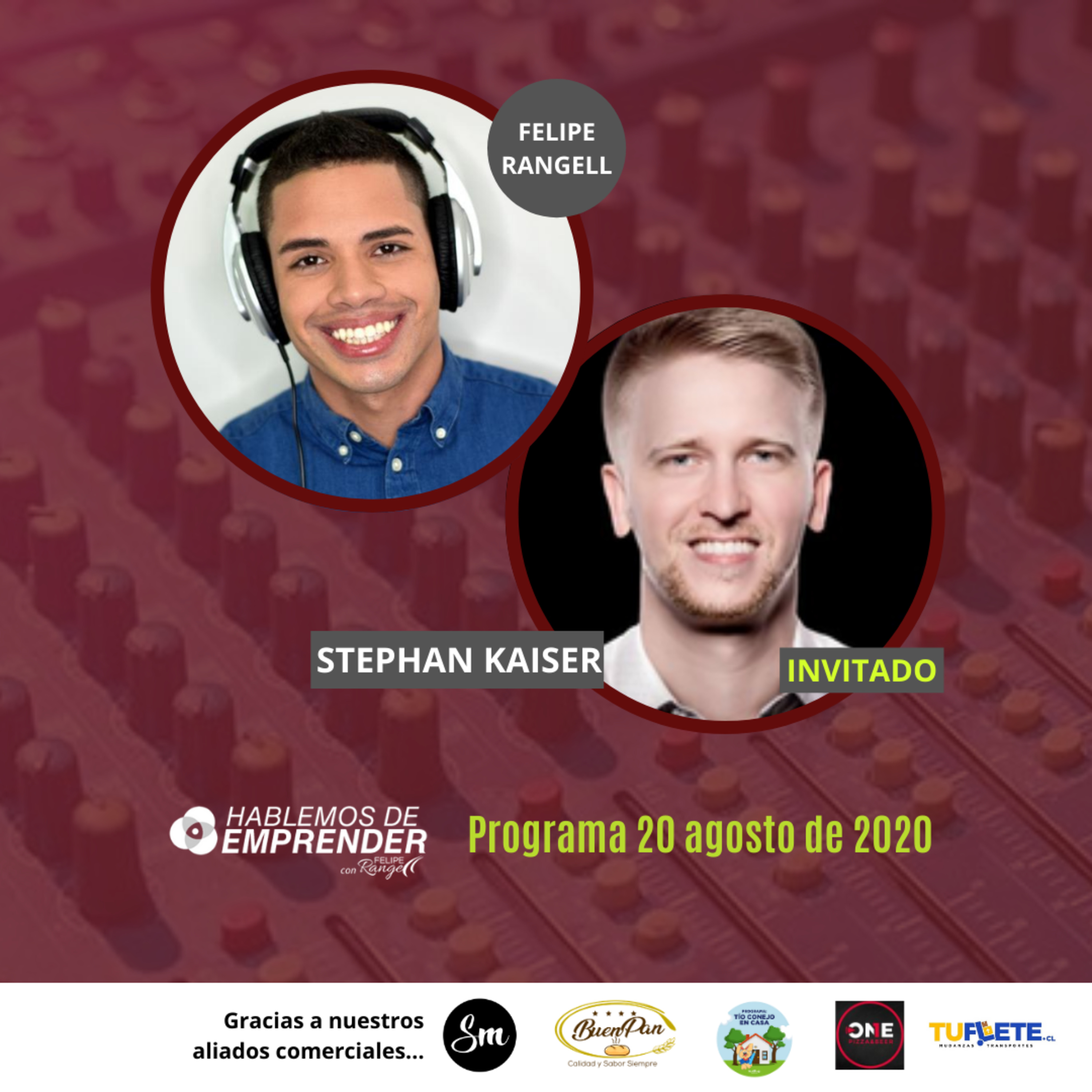 Hablemos de emprender 20/08: ¿Qué hacer para que no se acabe la motivación? con Stephan Kaiser episode artwork
