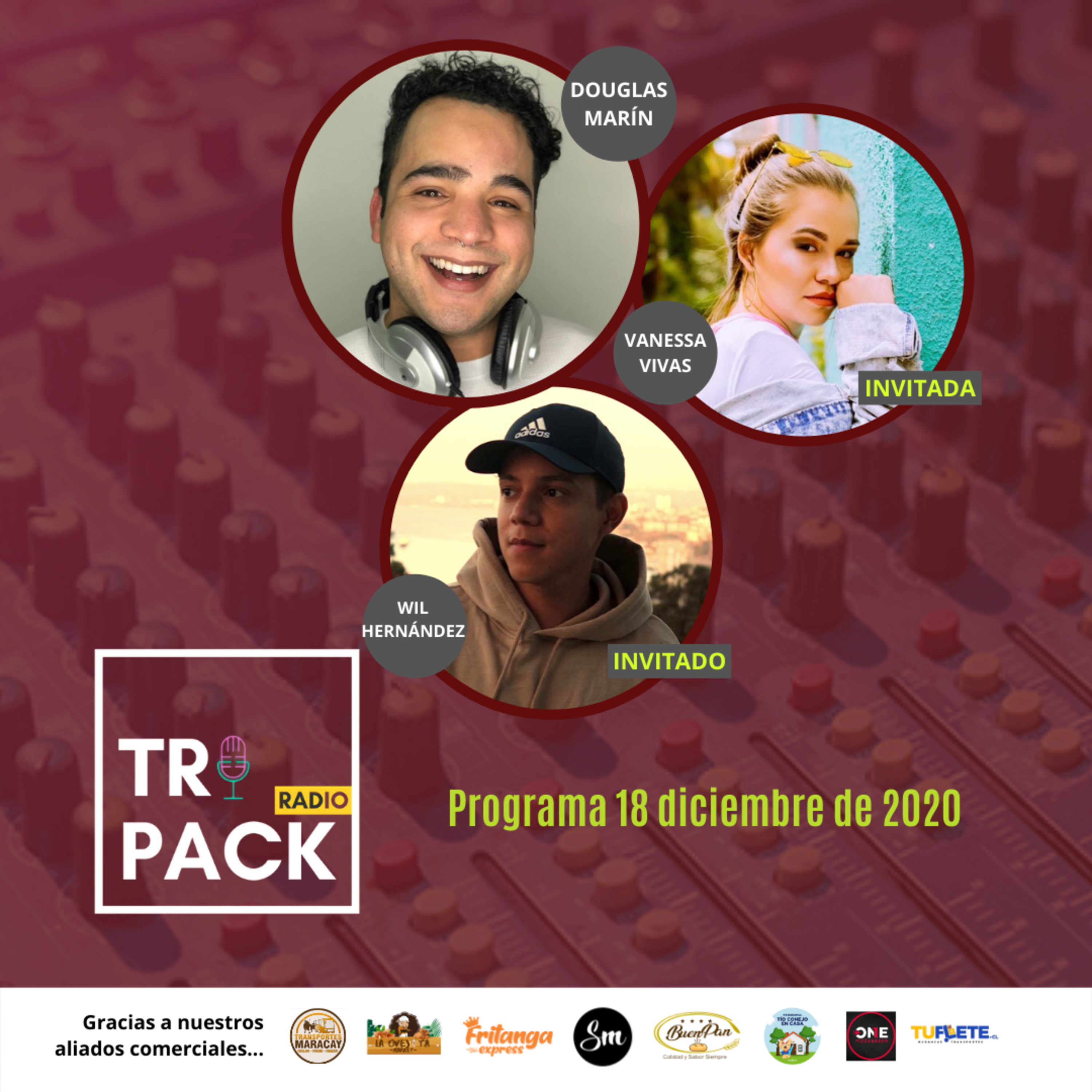 Tripack 18/12: Youtubers y el amor, con Vanessa Vivas y Wil Hernández episode artwork