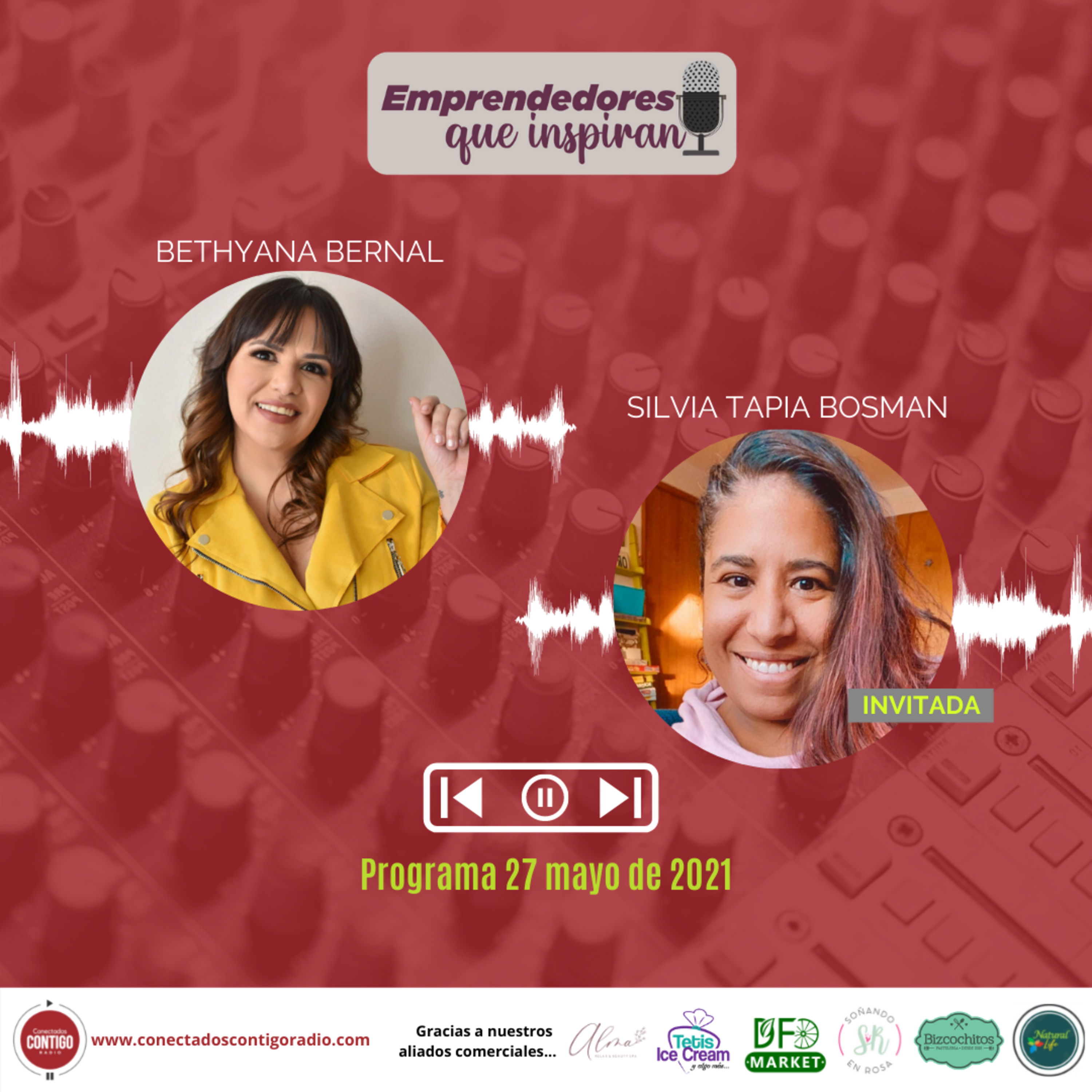 Emprendedores que Inspiran 27/05: ¿Reto personal o competencia mercantil?, con Silvia Tapia Bosman episode artwork