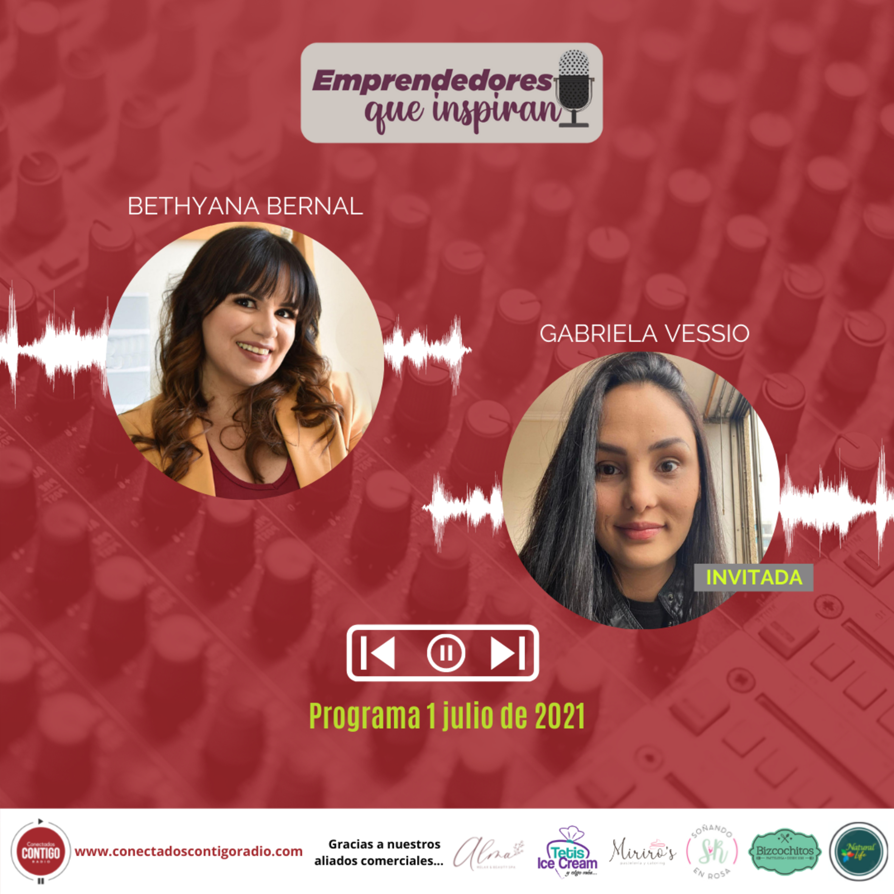 Emprendedores que Inspiran 01/07: Emprender... Libertad o sacrificio, con Gabriela Vessio episode artwork