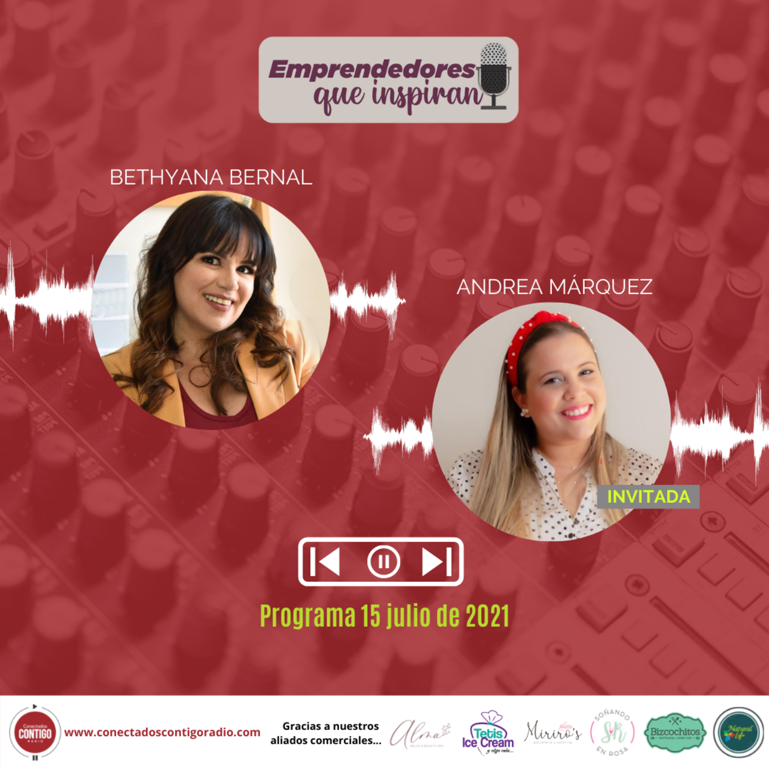 Emprendedores que Inspiran 15/07: Imaginación... Una solución creativa, con Andrea Márquez episode artwork