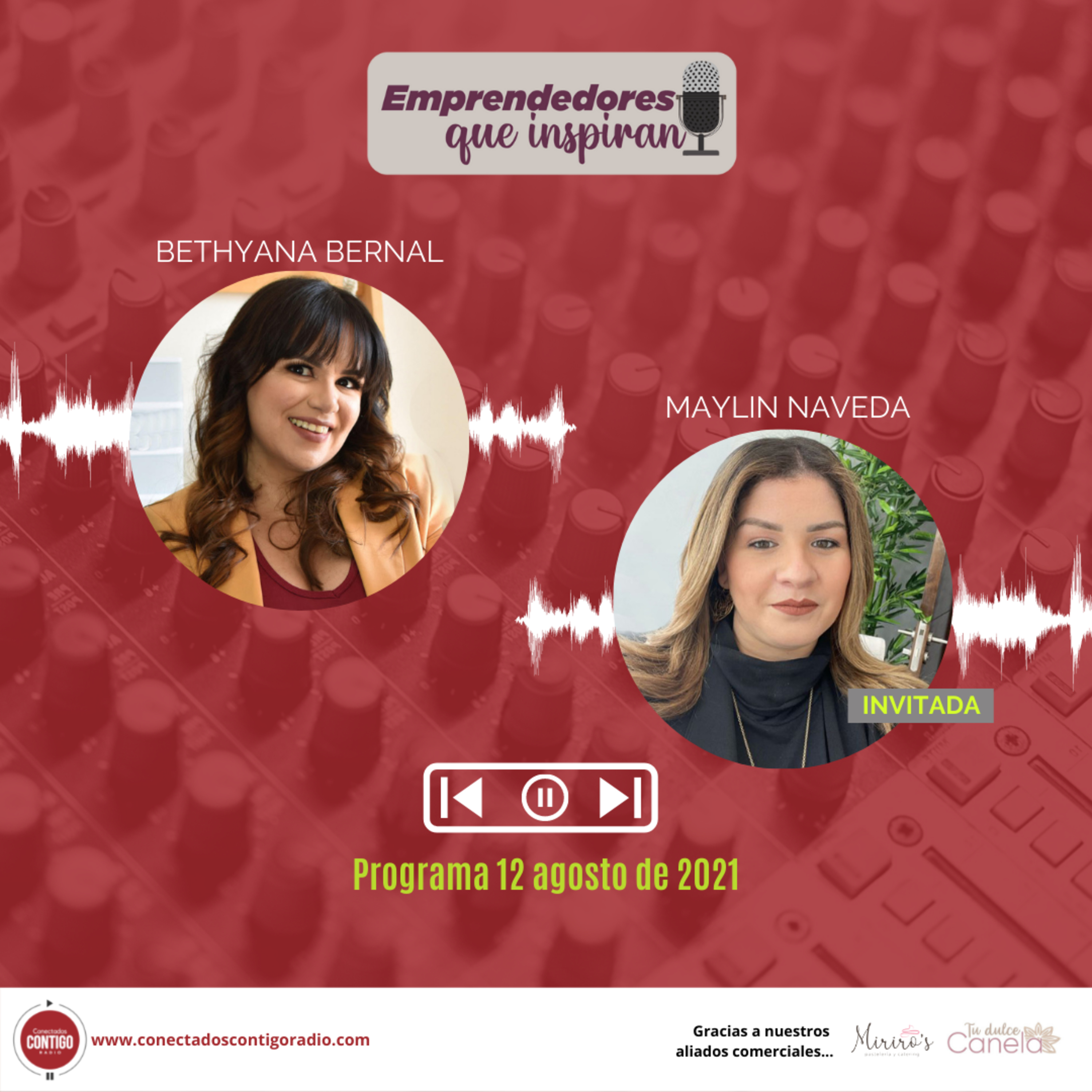 Emprendedores que Inspiran 12/08: Emprender... Valor agregado del migrante, con Maylin Naveda episode artwork