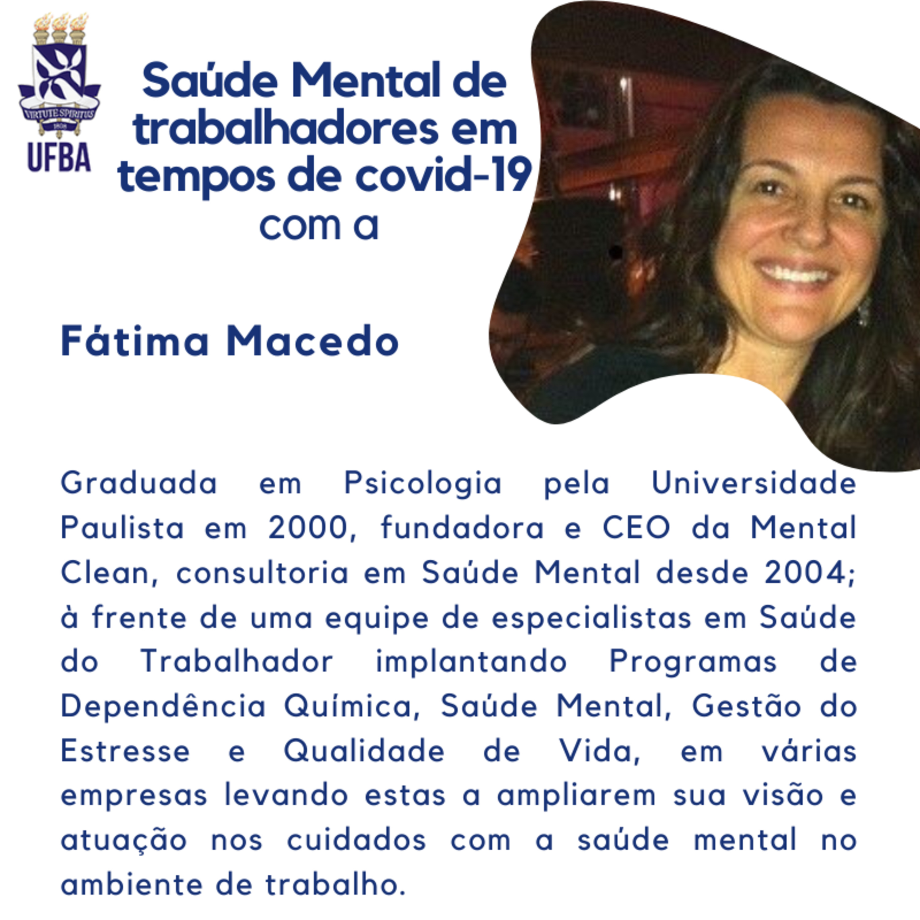 Saúde Mental dos trabalhadores em tempos de Covid-19 com Fátima Macedo