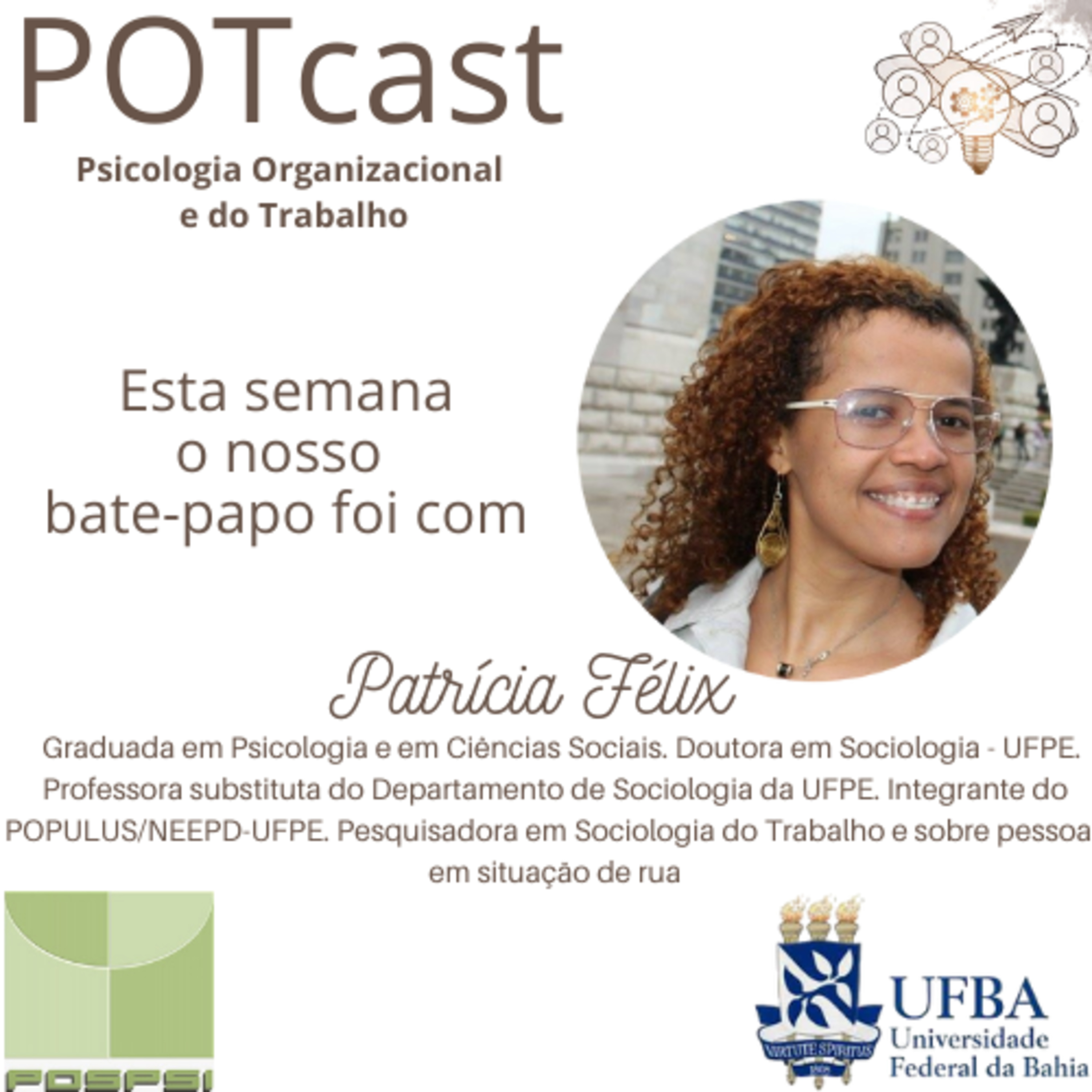 POTcast #13 - O trabalho não clássico e a Psicologia, com Patrícia Felix episode artwork