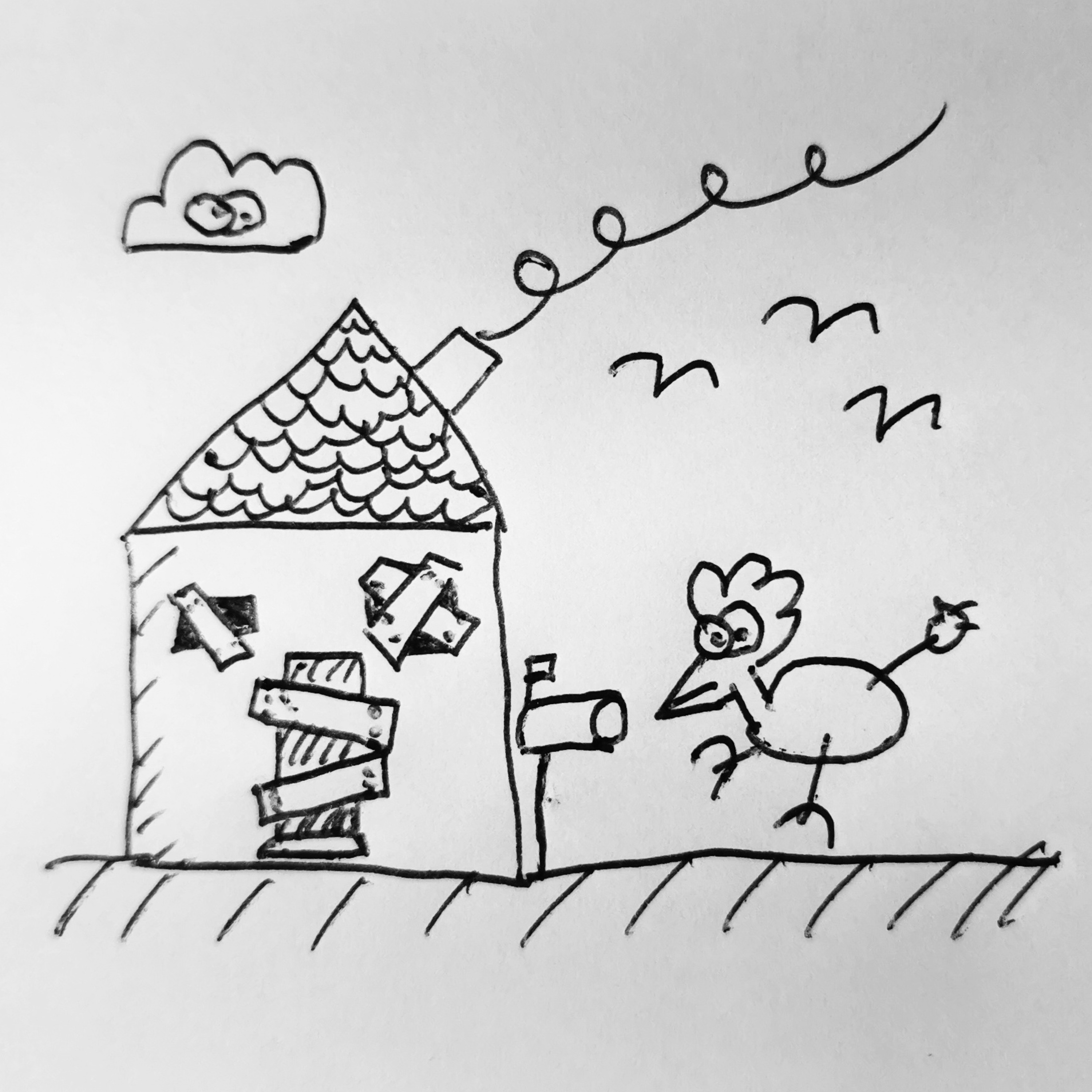 Du bist ein Huhn!