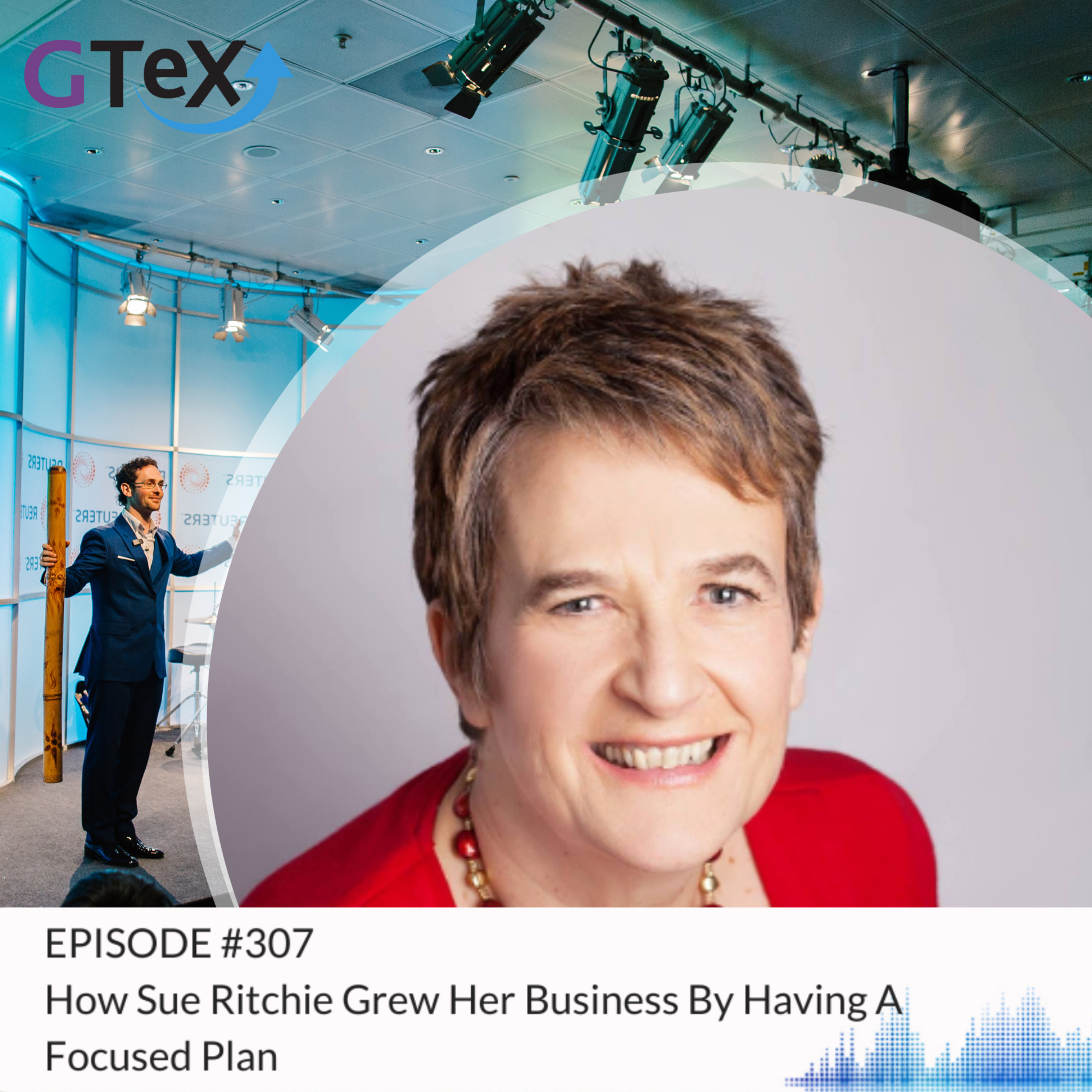 Episode #307 How Sue Ritchie Grew Her Business By Having A Focused Plan episode artwork