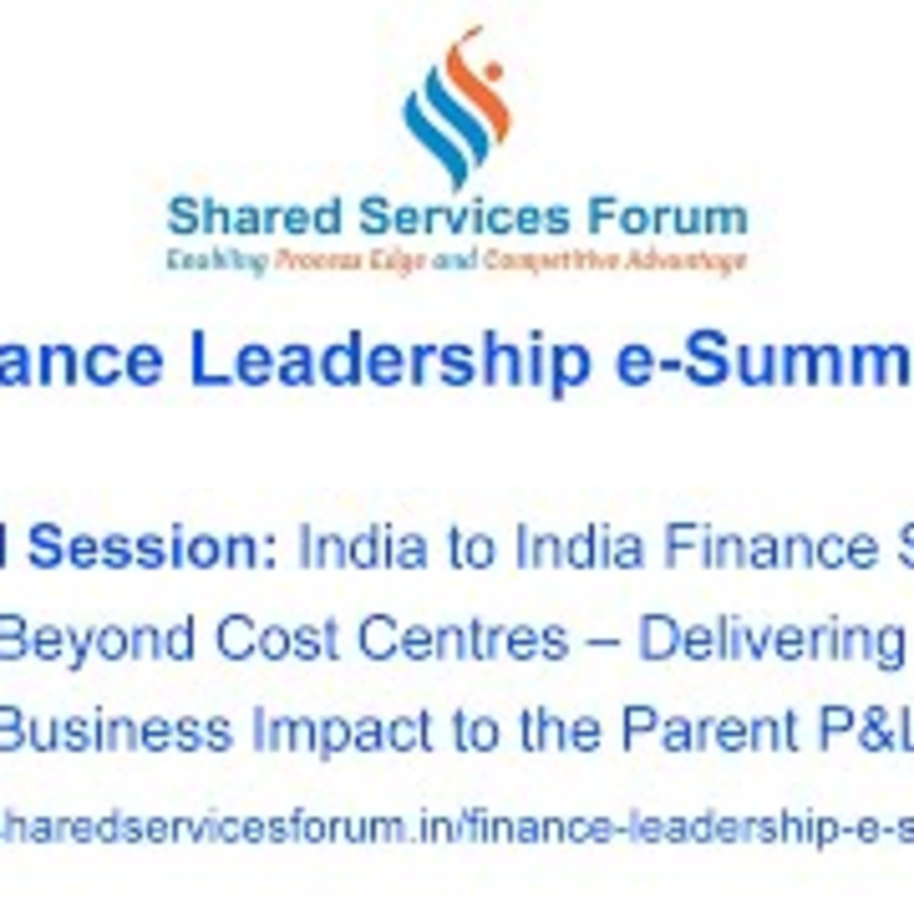 Shared Services Forum