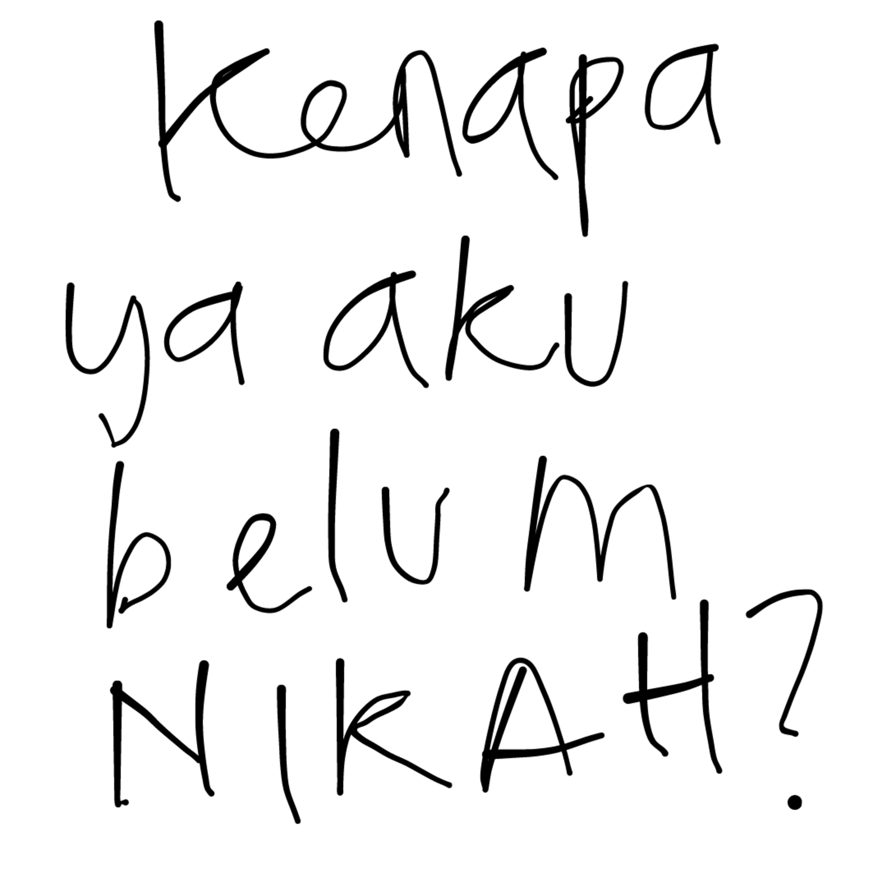 Kenapa ya aku belum nikah? episode artwork