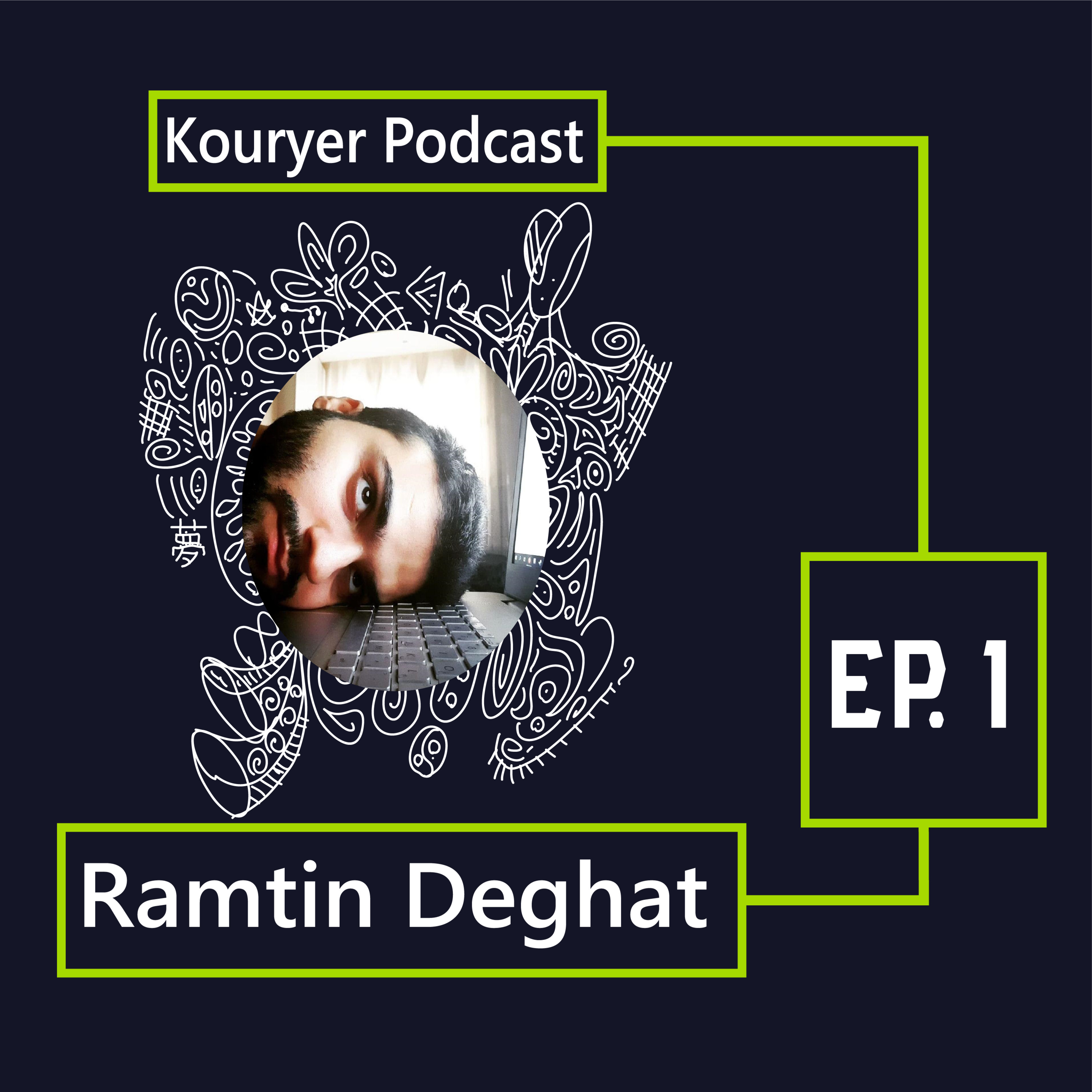 kouryer podcast EP.1 (Ramtin deghat)