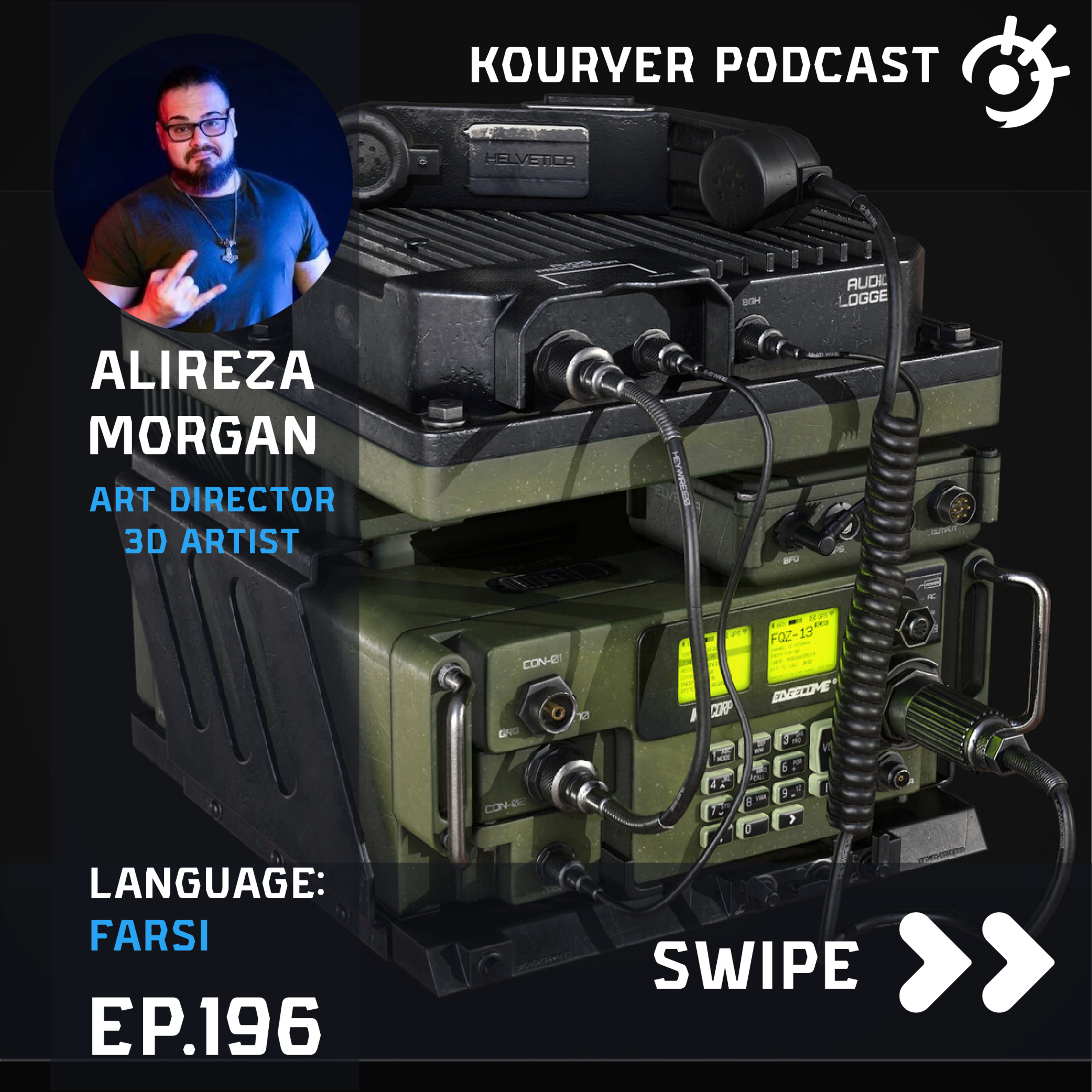Kouryer podcast EP.196 (Alireza Morgan) episode artwork