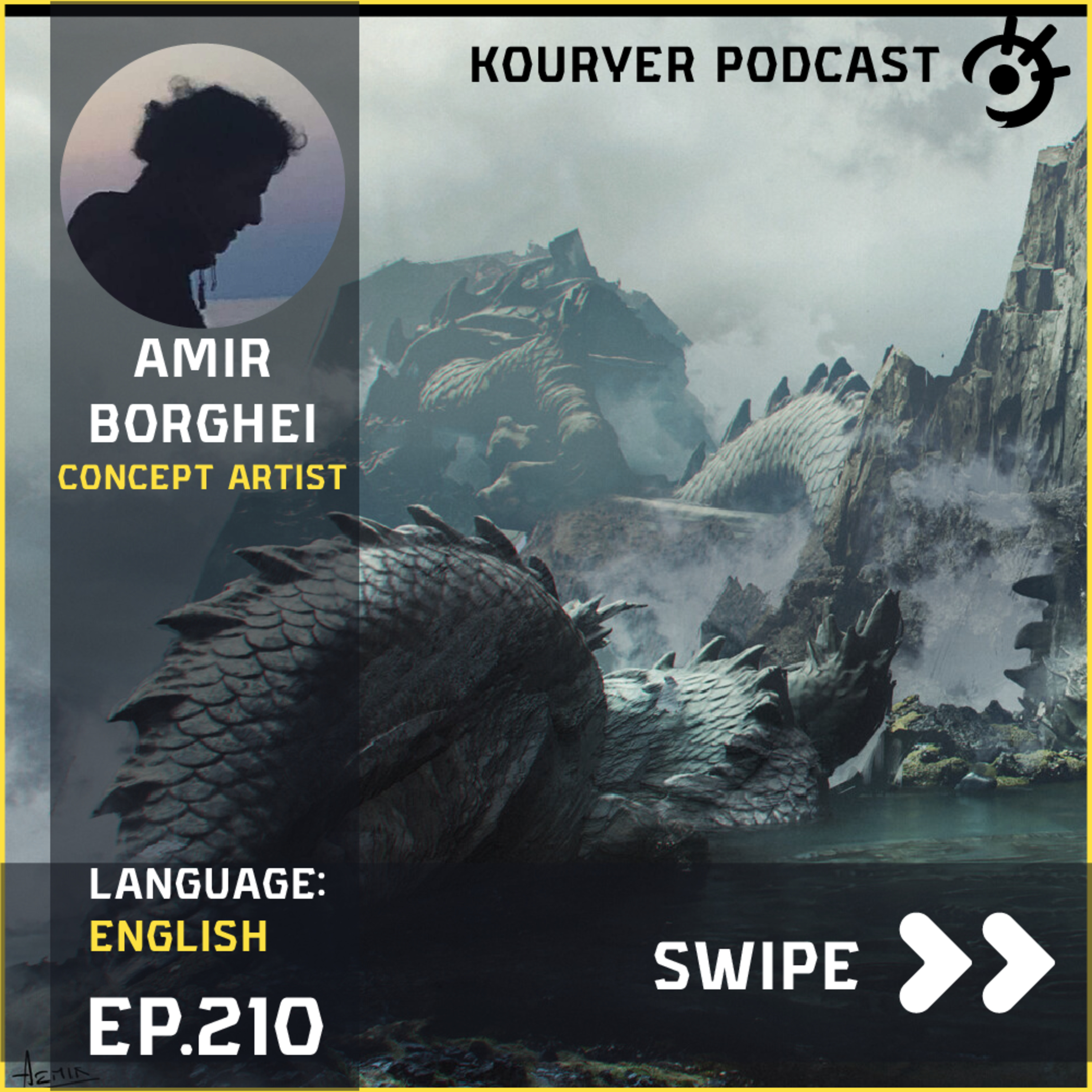 Kouryer podcast EP.210 (Amir Borghei) episode artwork