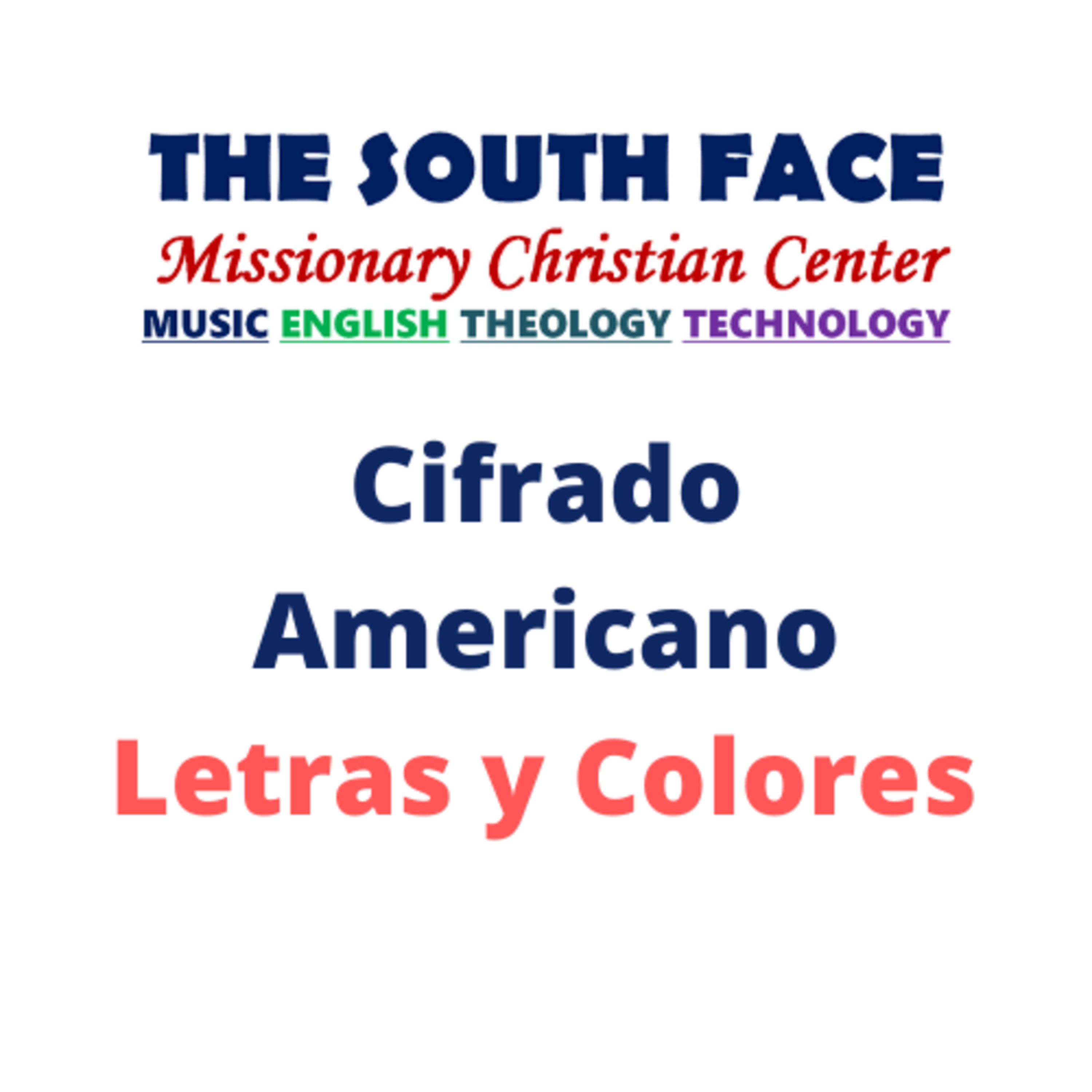 Como representar el cifrado americano por sus letras y colores