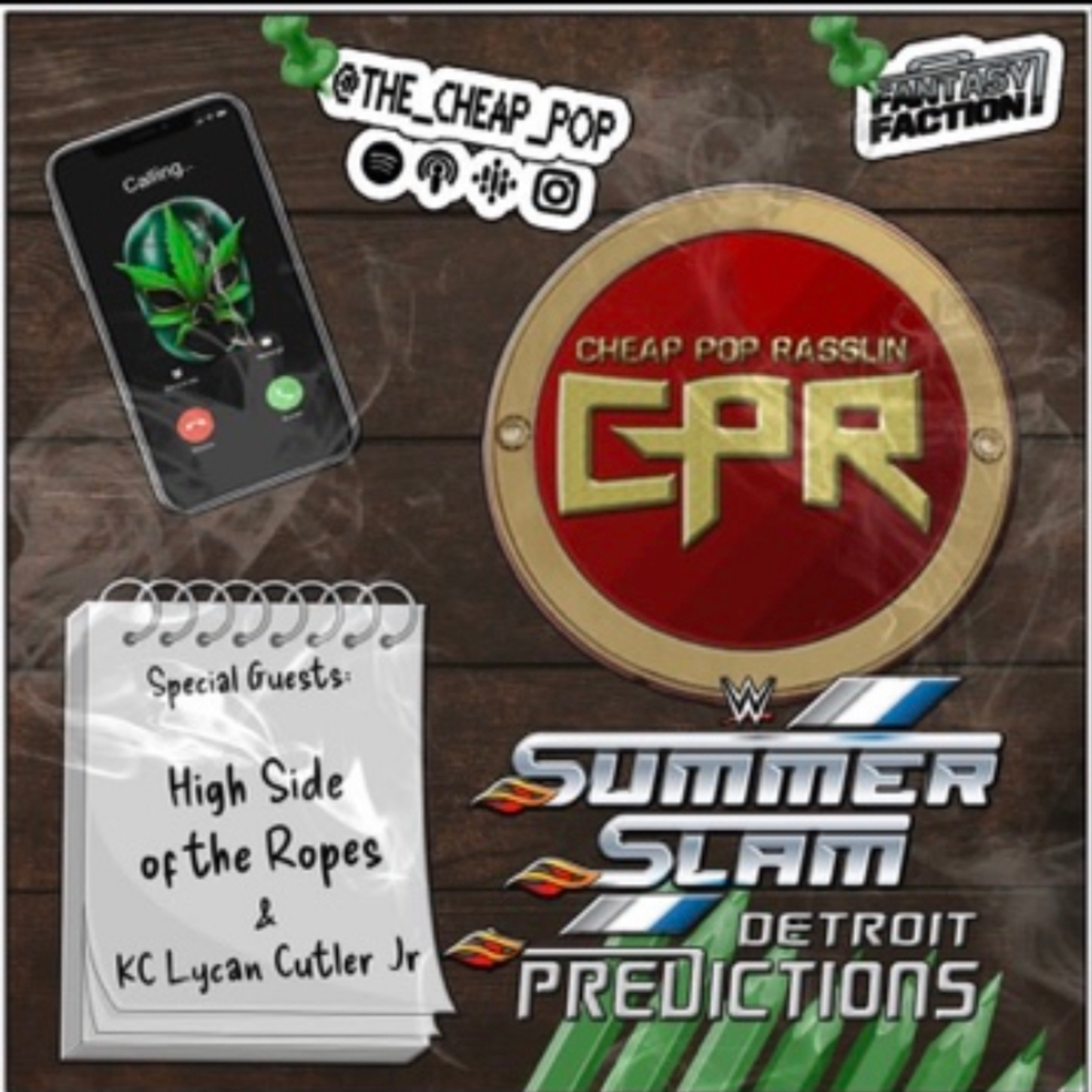 Summer Slam Predictions: Featuring High Side of the Ropes & KC Lycan Cutler Jr episode artwork