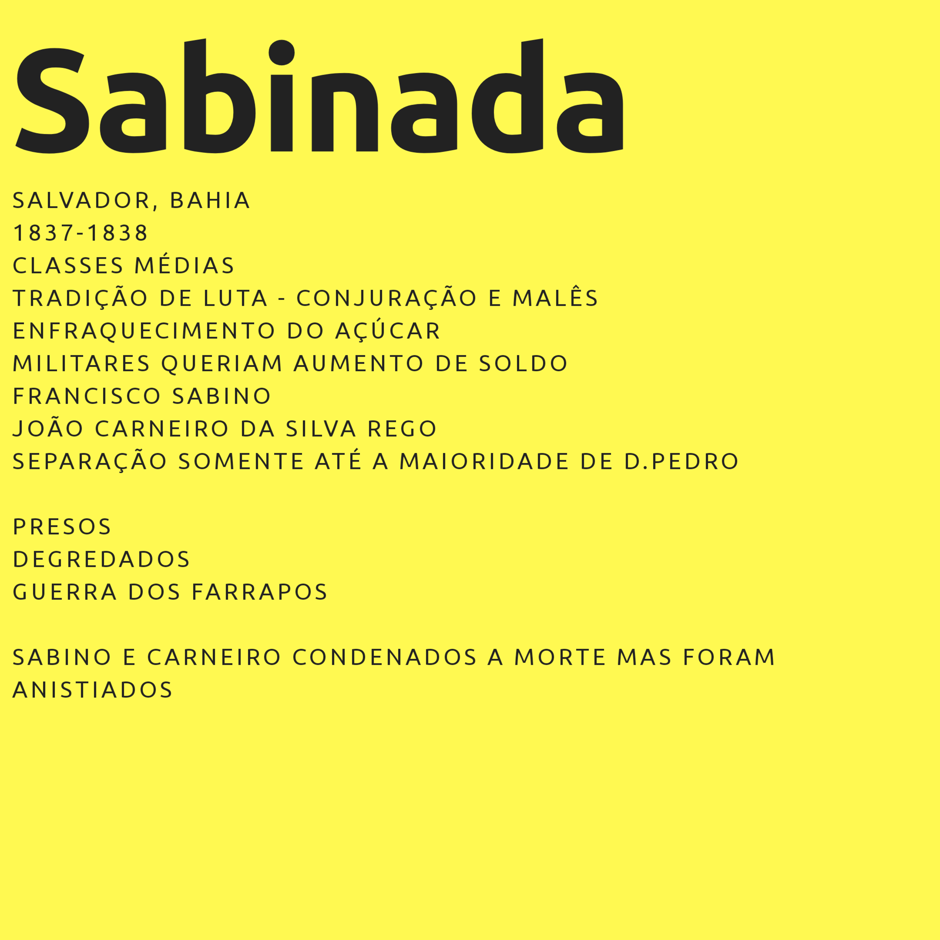Sabinada episode artwork