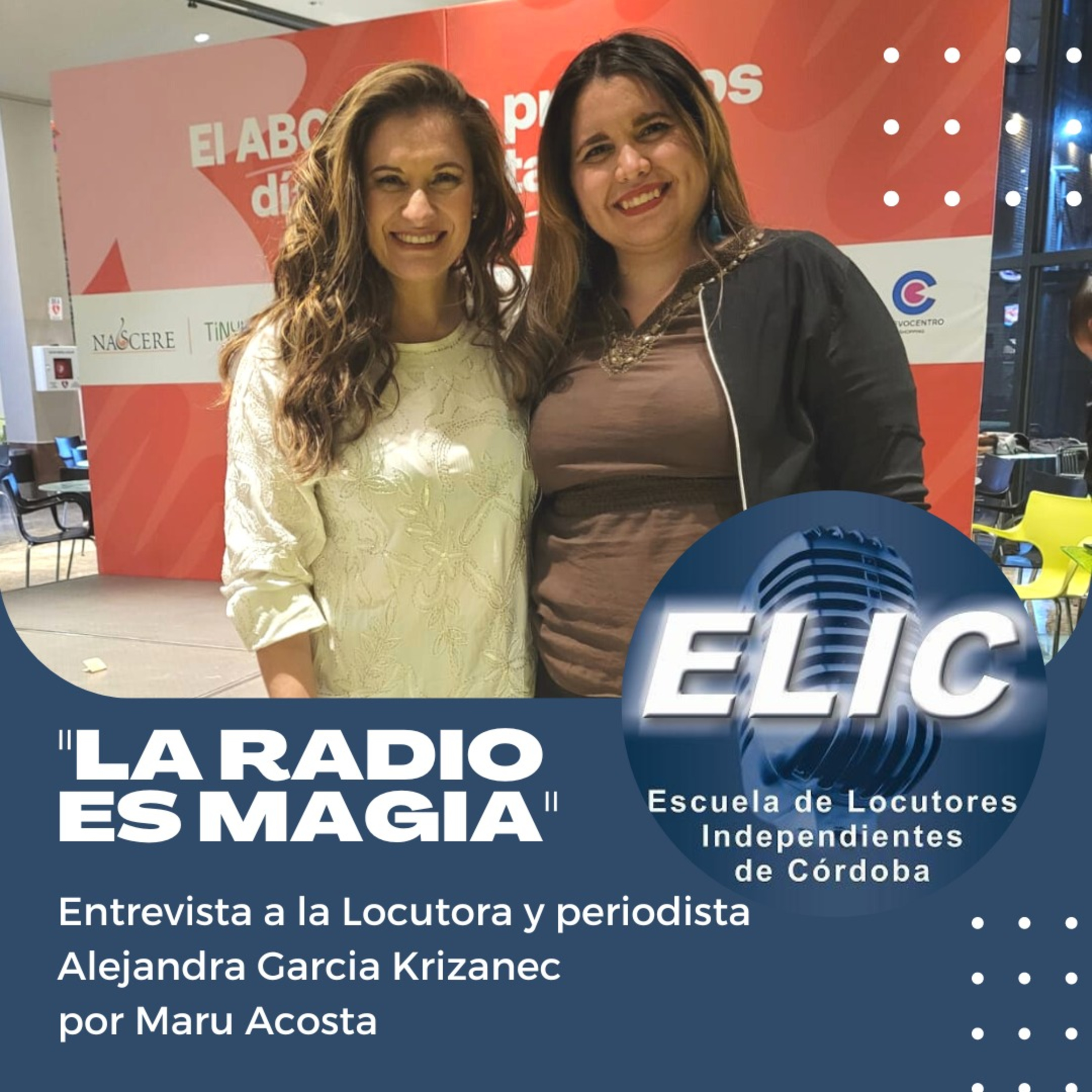 Entrevista a la locutora y periodista Alejandra García Krizanec.  episode artwork