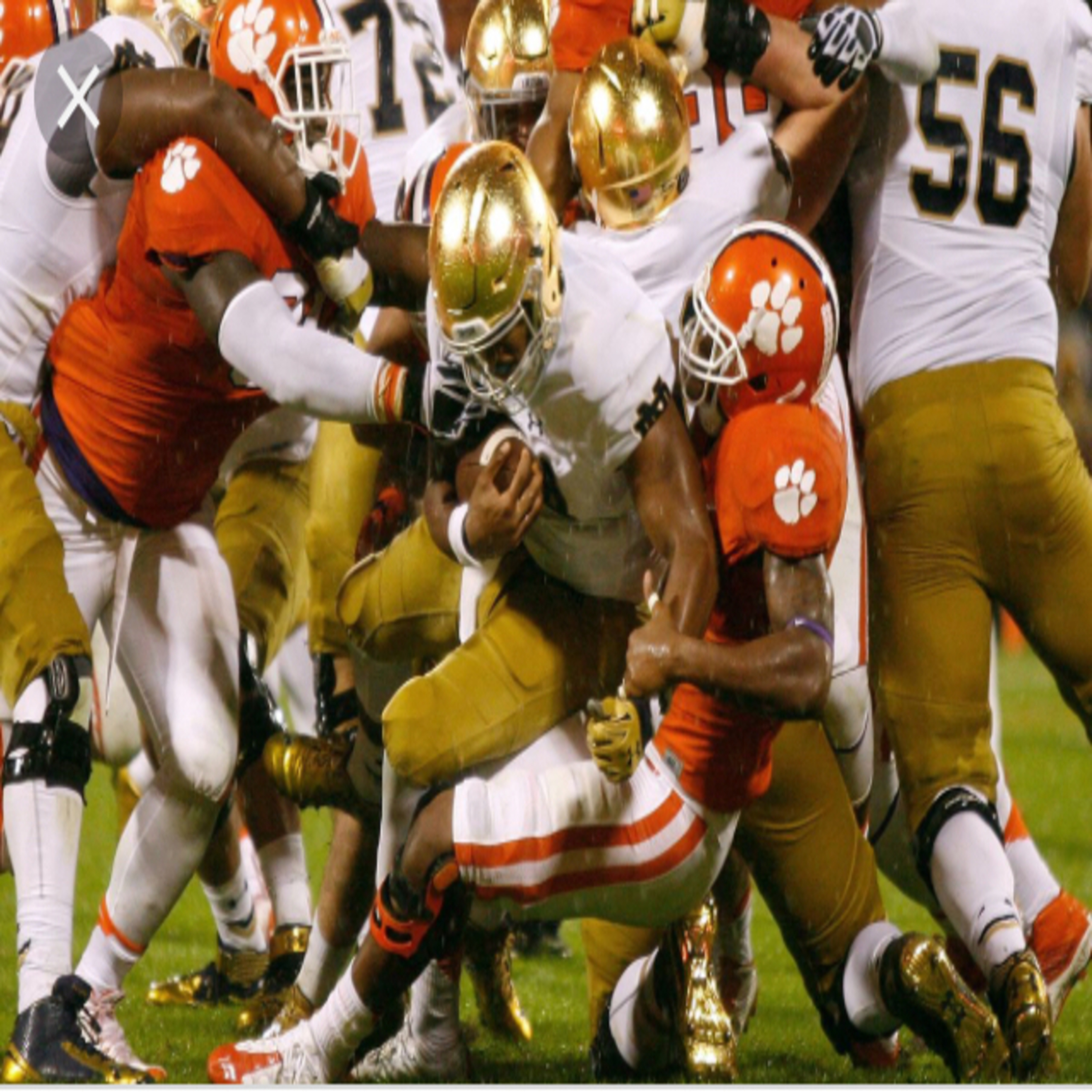 Goodyear Cotton Bowl classic. Two undefeated teams Clemson is favored by 11 points. Freshman QB episode artwork