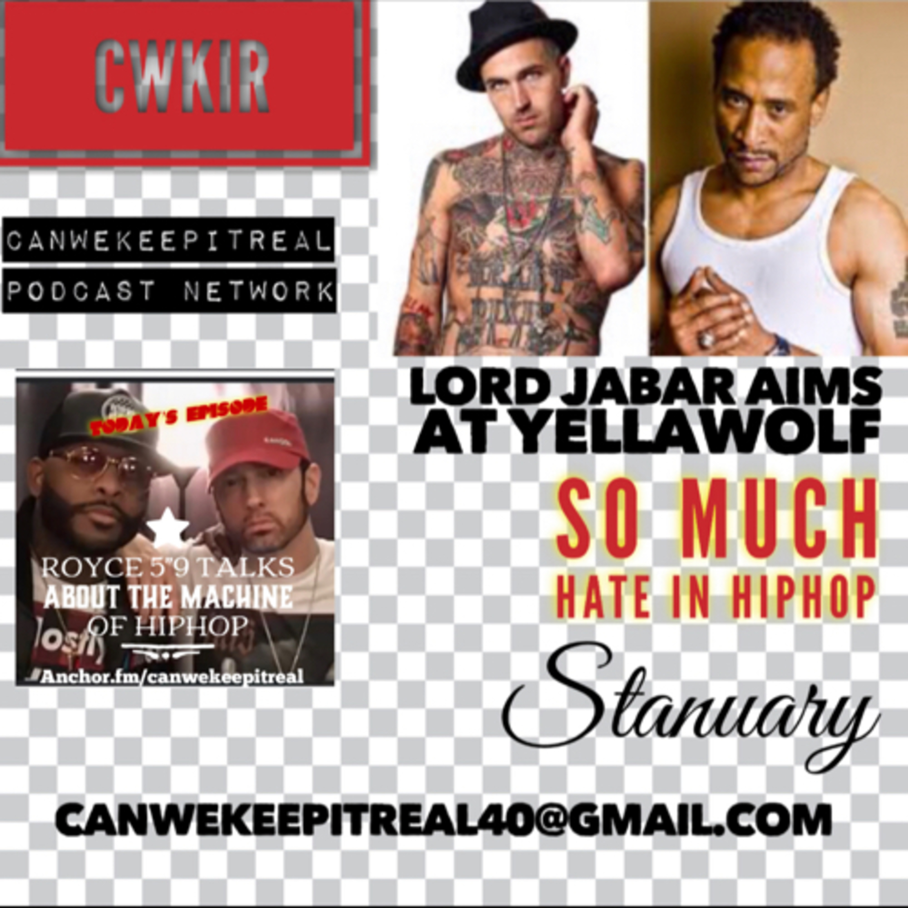 Lord Jamar says him and #eminem are good and he aims at #yellawolf  episode artwork