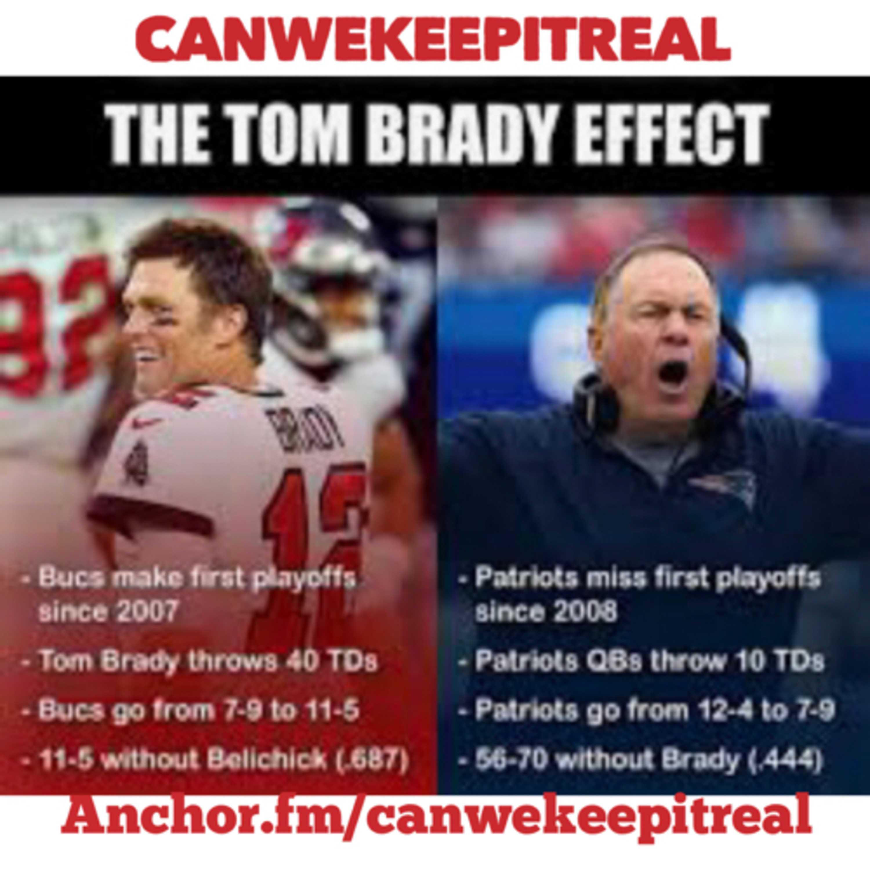 Why did Tom Brady leave the New England Patriots  episode artwork