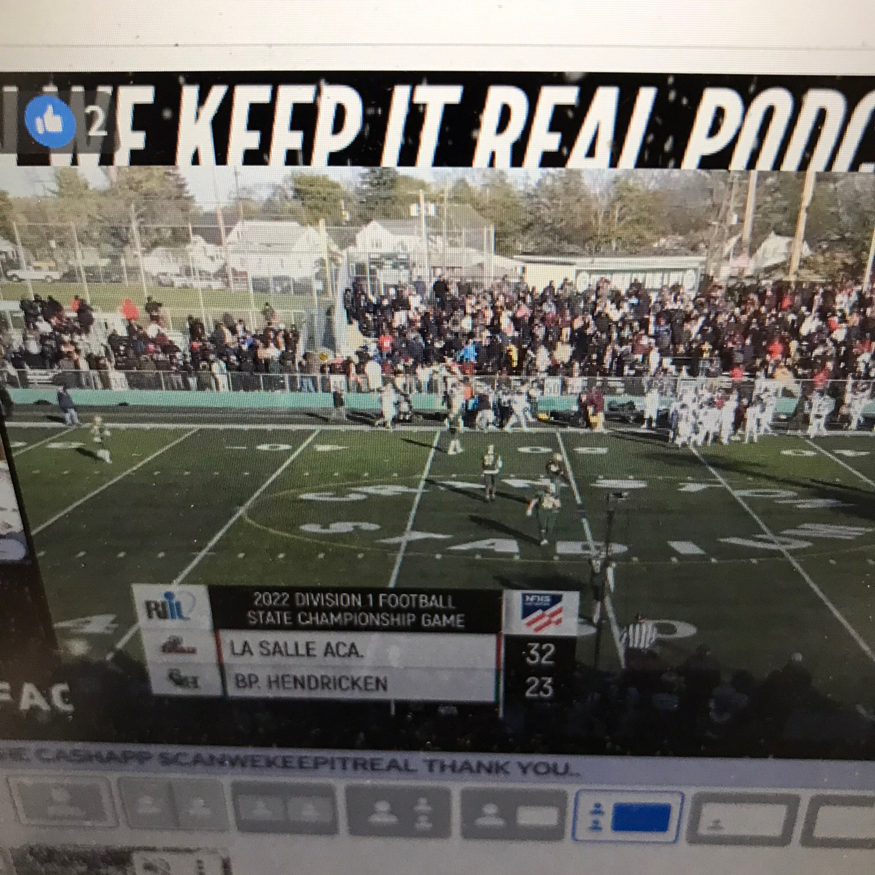 RI HIGH SCHOOL SUPERBOWL SATURDAY MIDDLETOWN VS MOSES BROWN DIVISION 2 SAINT RAYS BEAT PORTSMOUTH FOOTBALL - WE BRING YOU ALL THE BREAKING INFO episode artwork