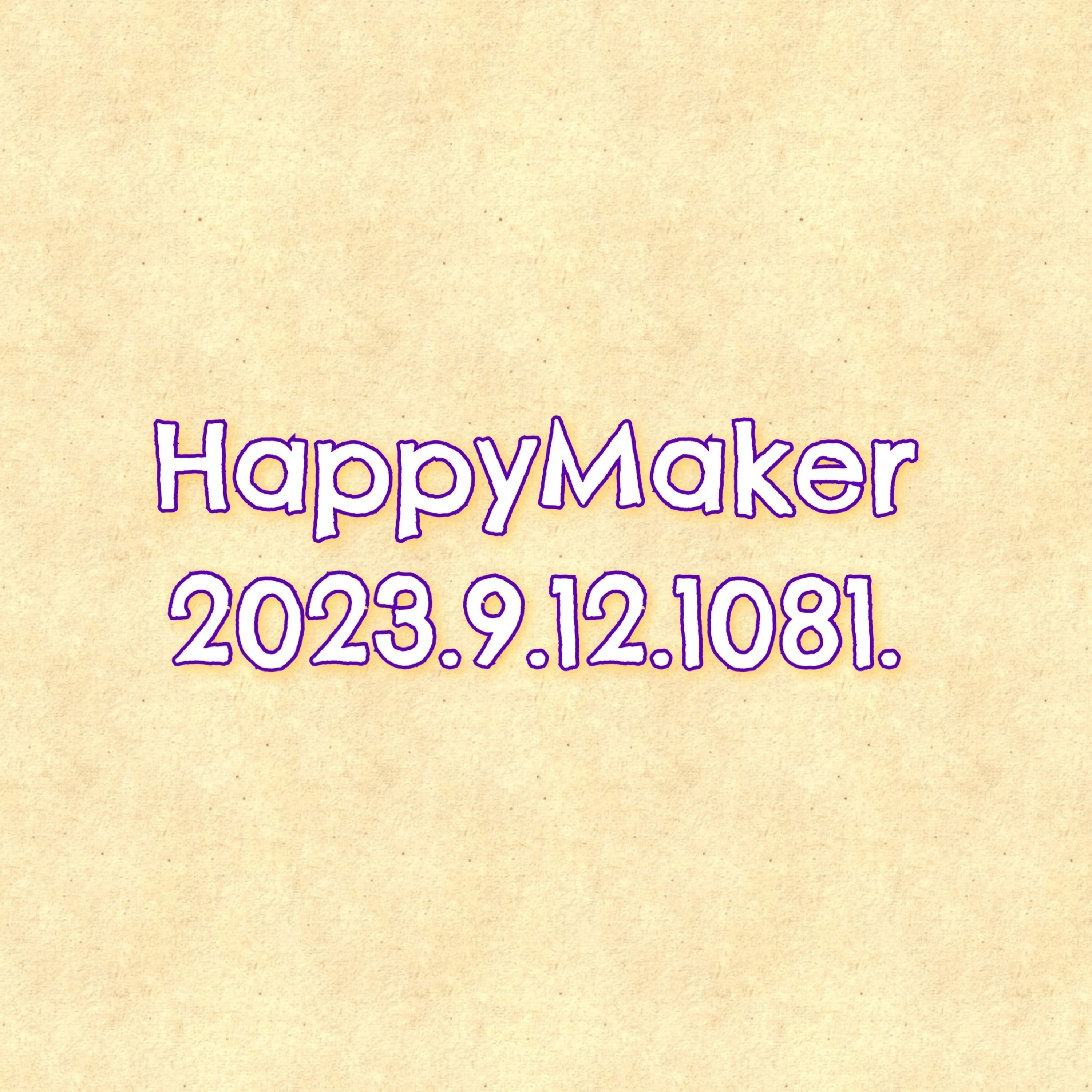 HappyMaker 1081回 episode artwork