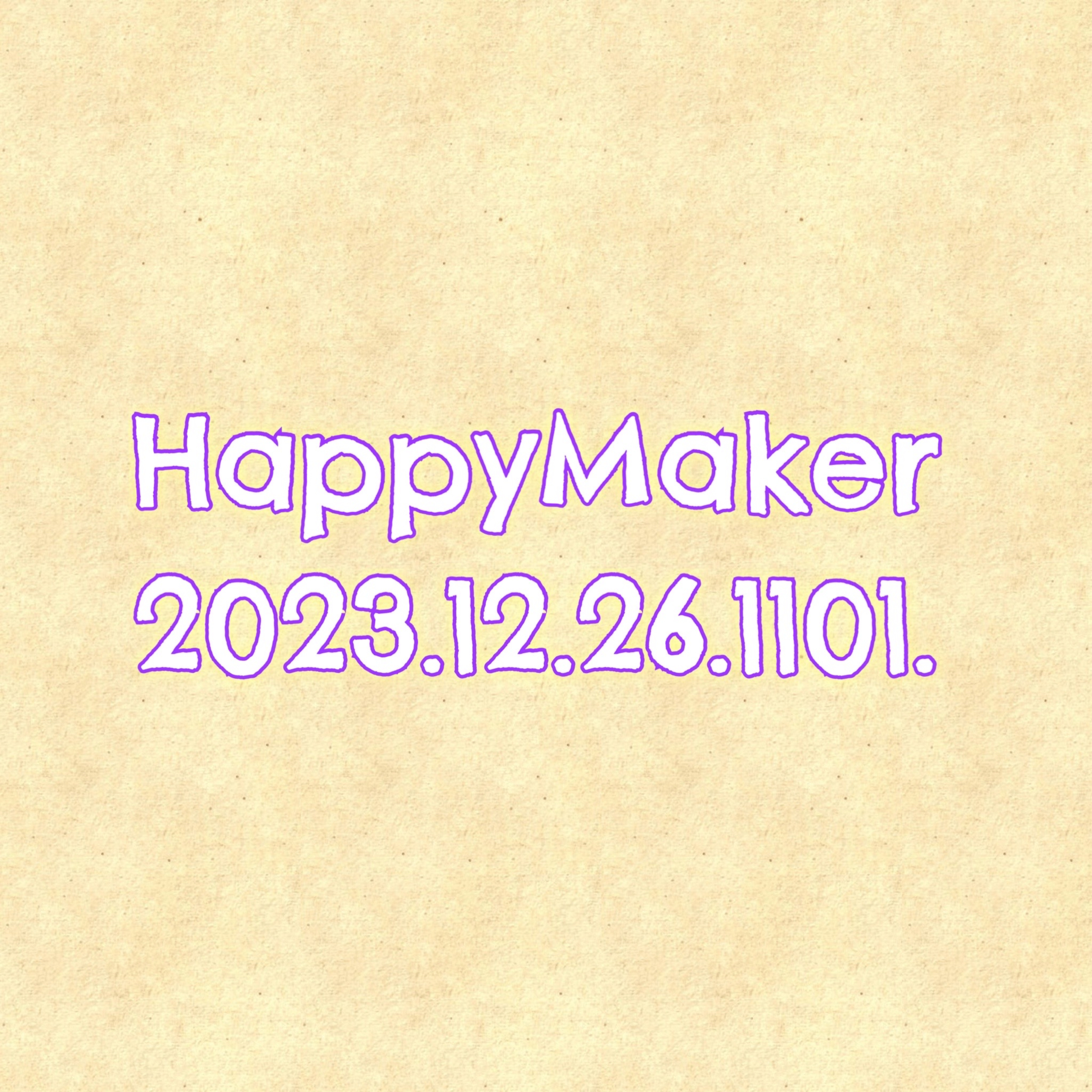 HappyMaker 1101回 episode artwork