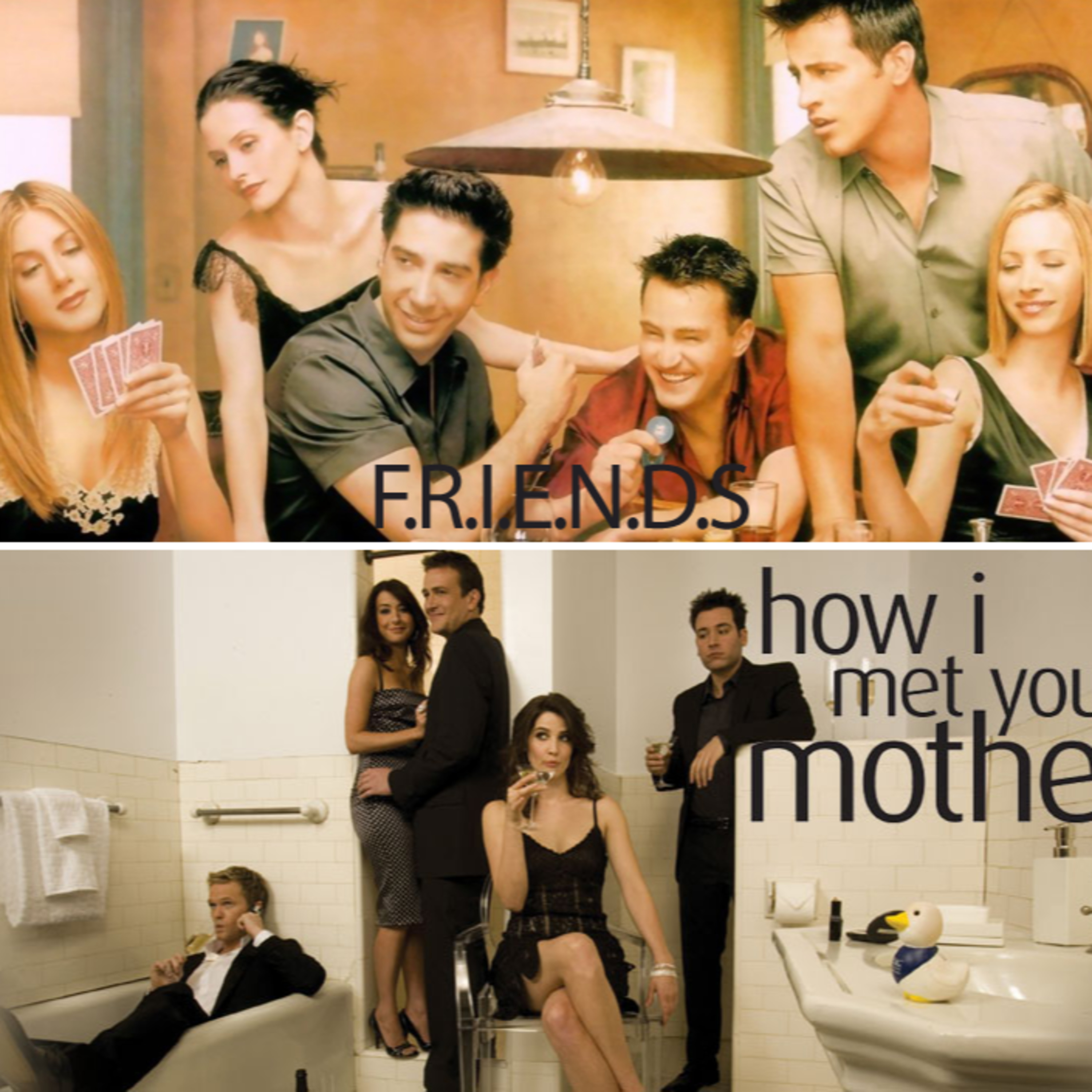 F.R.I.E.N.D.S. Vs How I Met Your Mother episode artwork