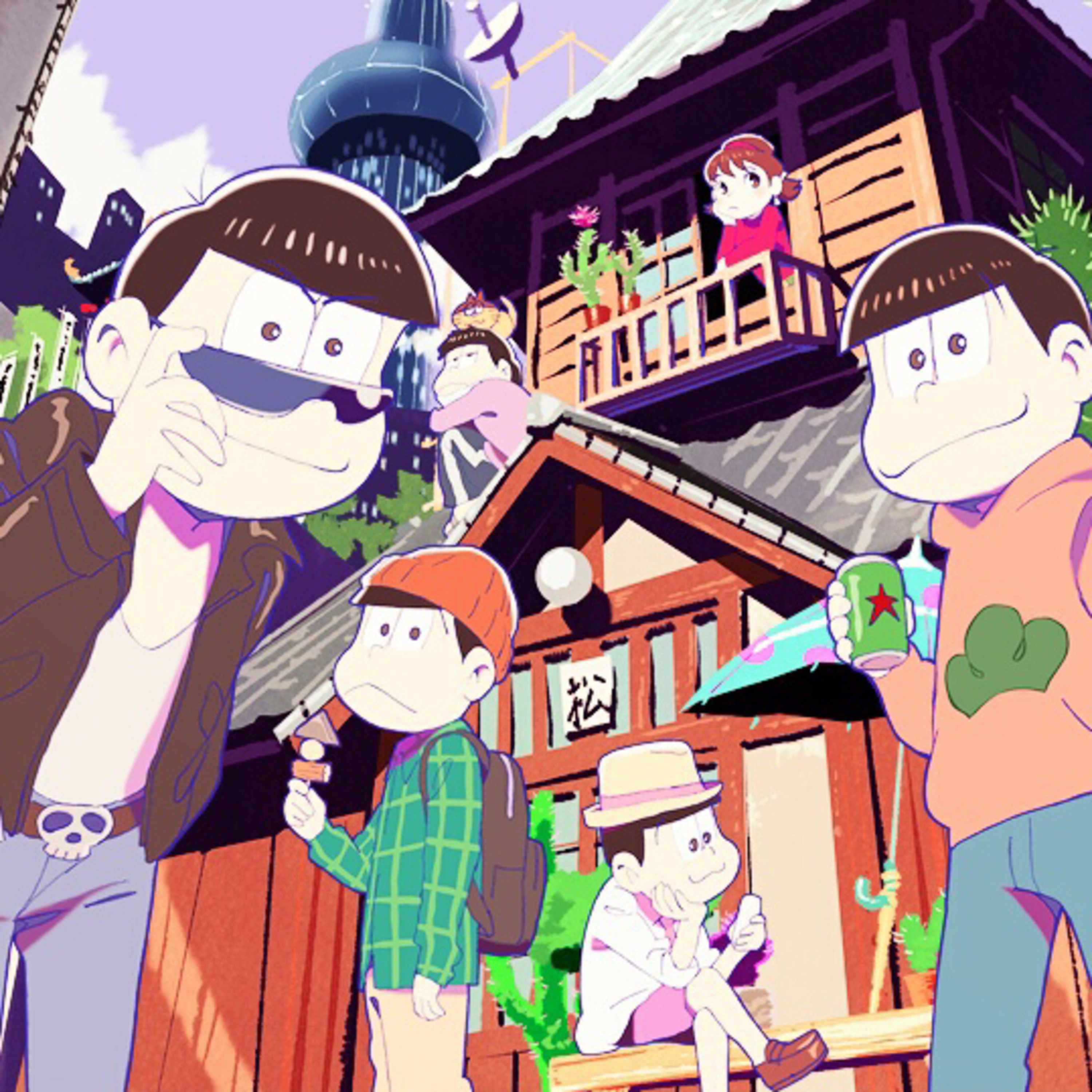 16. "Hustle Hustle! Muscle Muscle!" : Osomatsu San and The Art of Toilet Humor!  episode artwork