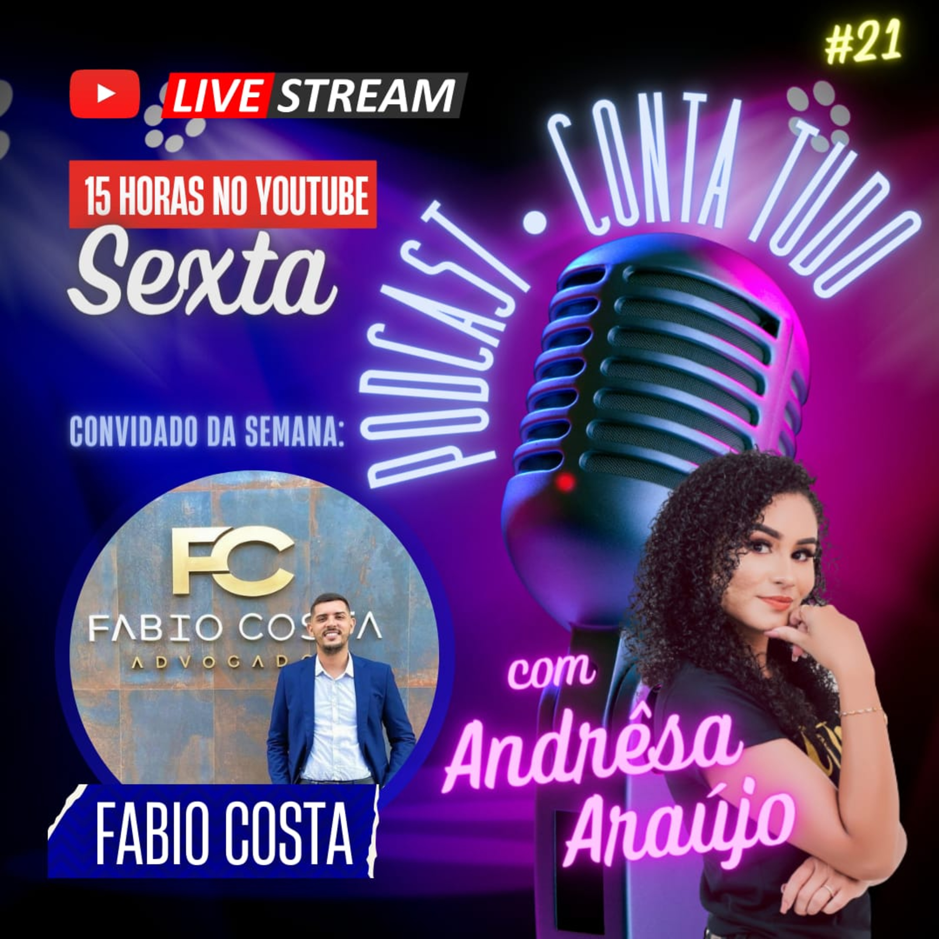 CARGO PÚBLICO X EMPREENDEDORISMO (Advogado Fábio Costa) / PODCAST CONTA TUDO #21 episode artwork