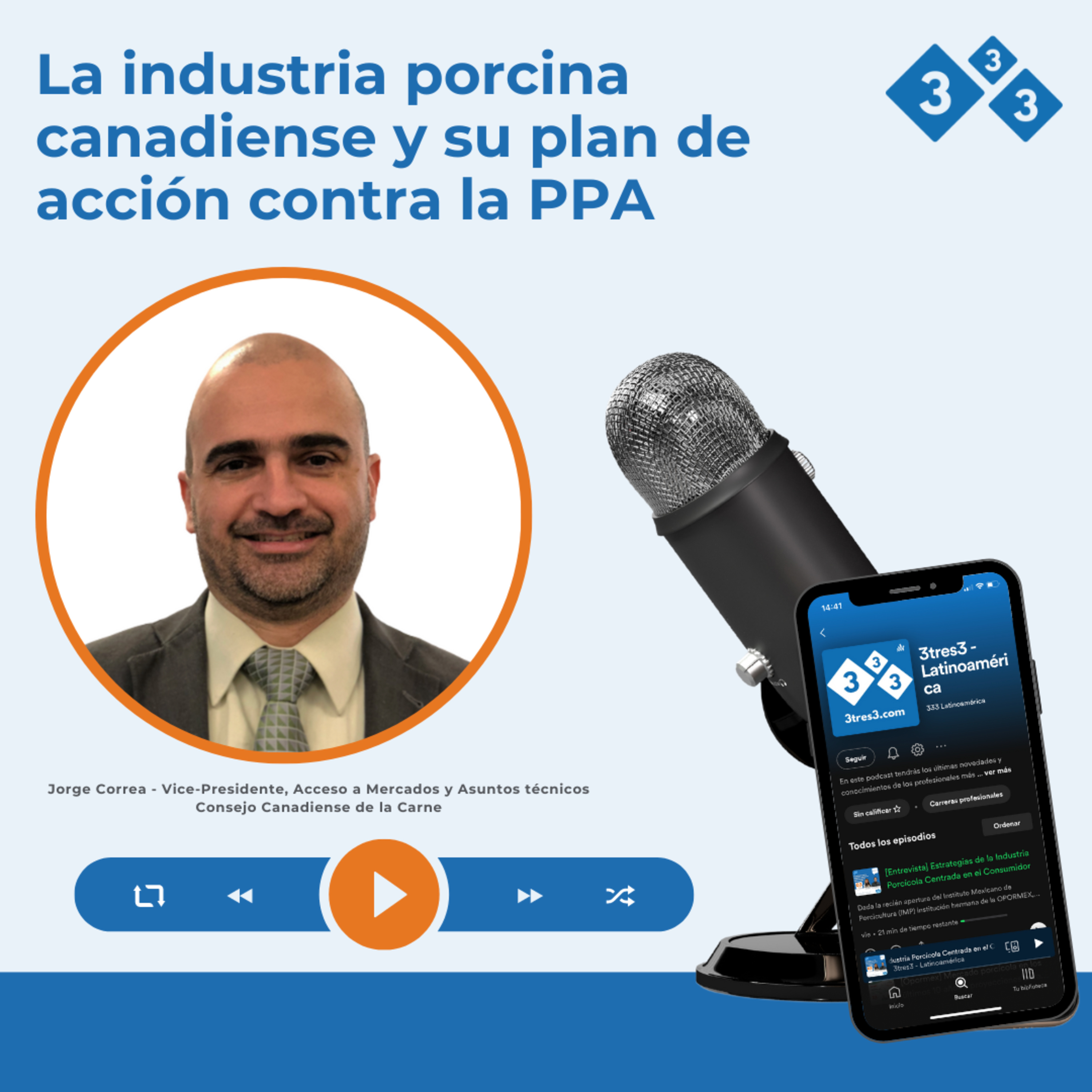 La industria porcina canadiense y su plan de acción contra la PPA, con Jorge Correa episode artwork
