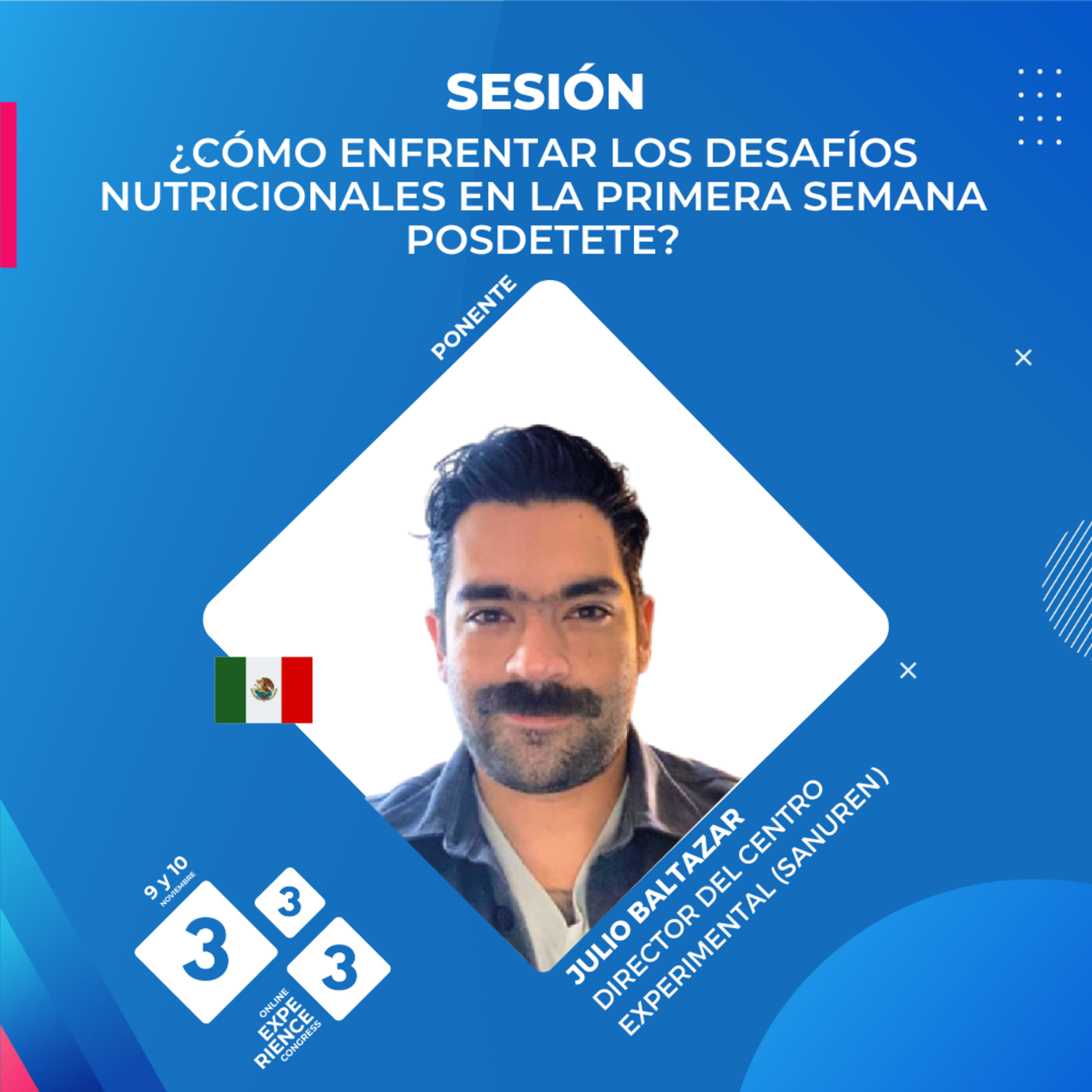 Sesión 3 | ¿Cómo enfrentar los desafíos nutricionales en la primera semana posdetete? episode artwork