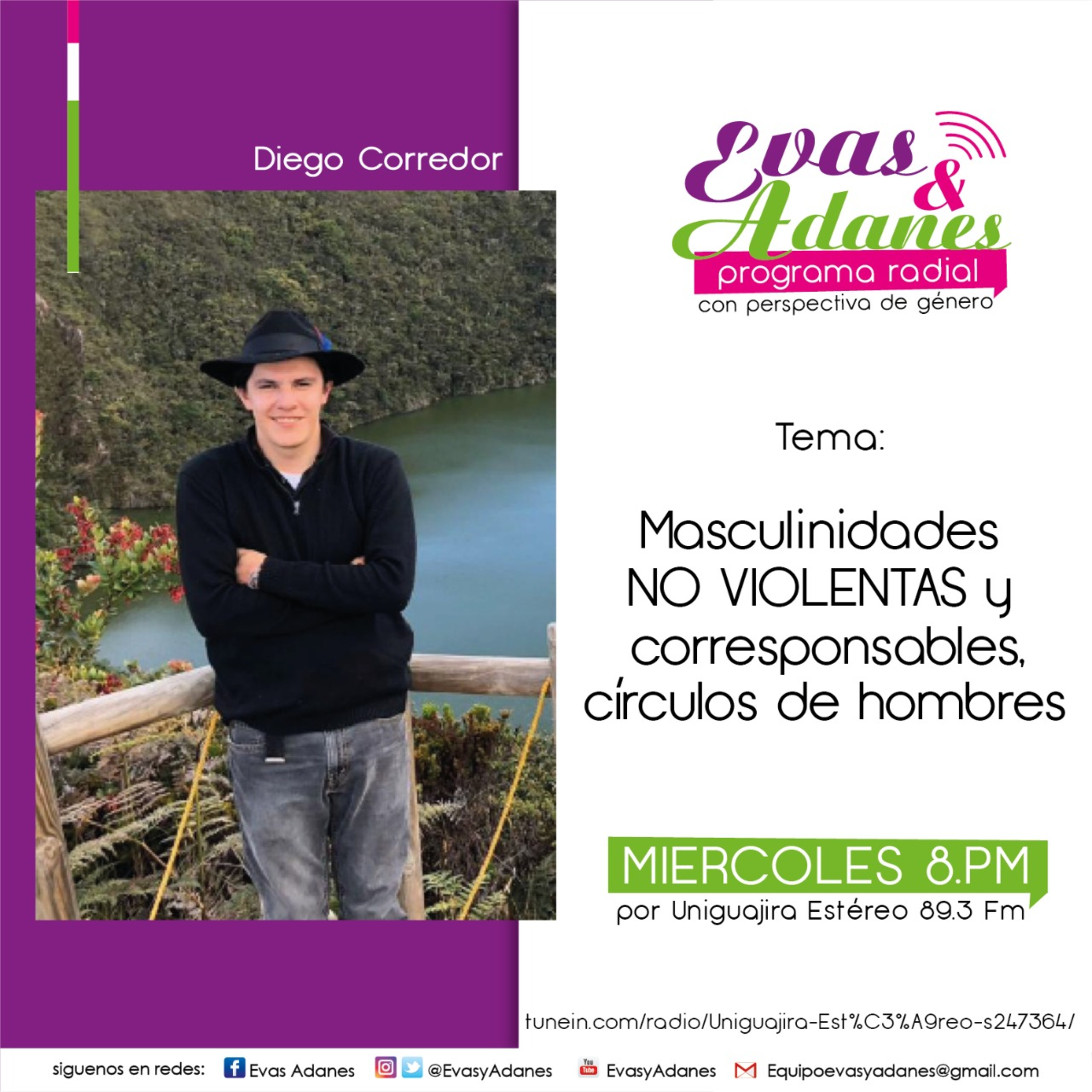 Portada de Evas y Adanes Podcast/Programa Radial