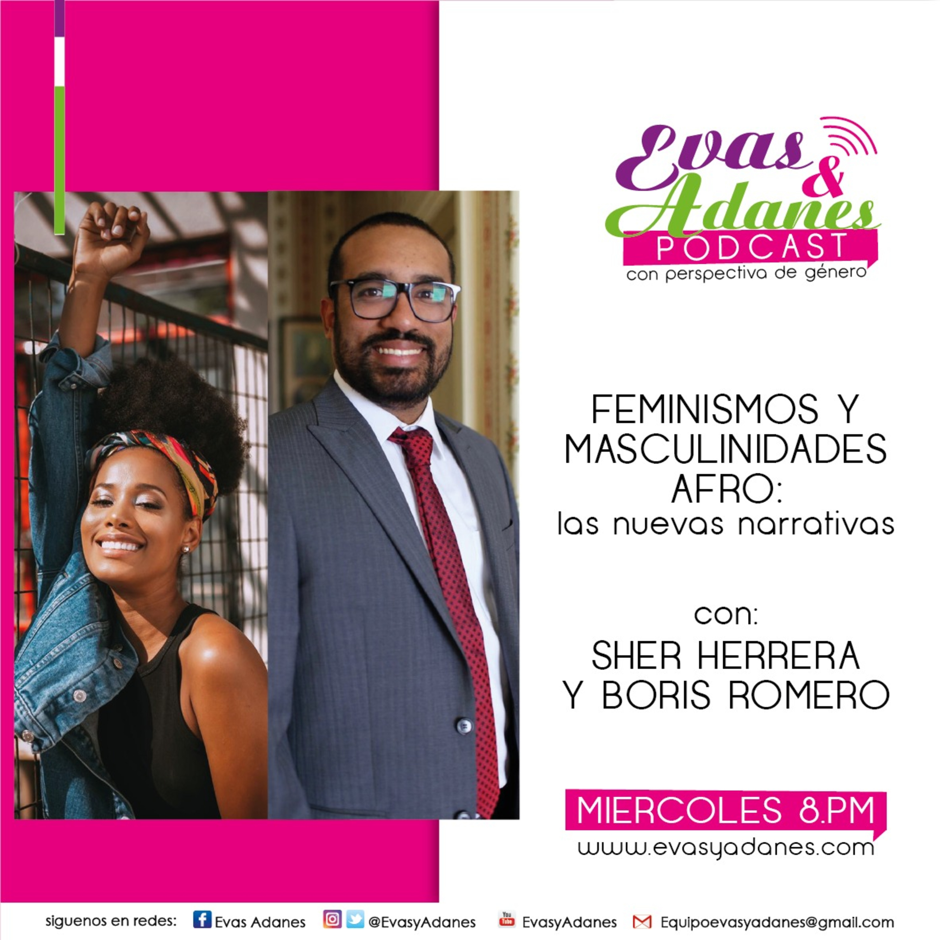 Portada de Evas y Adanes Podcast/Programa Radial
