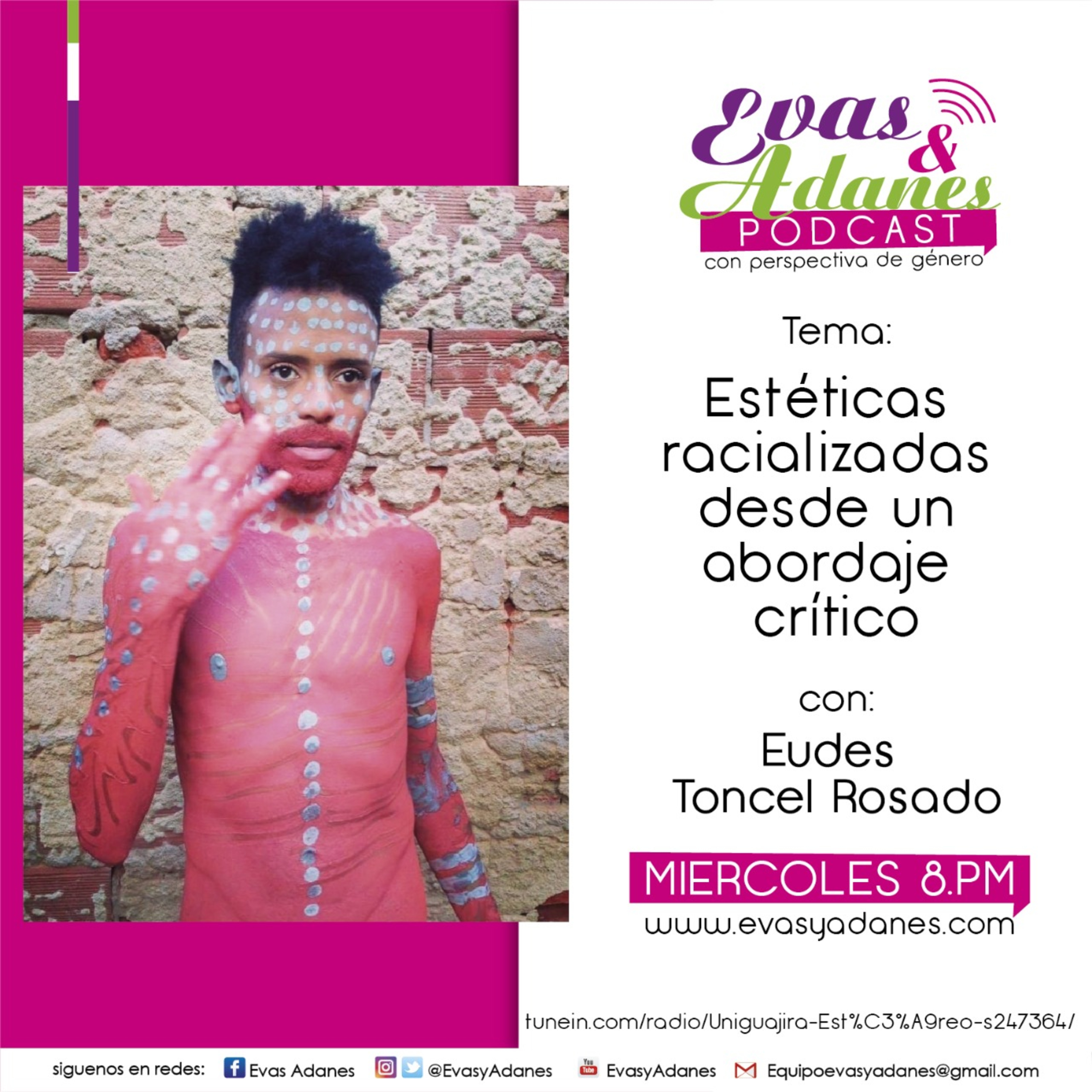 Portada de Evas y Adanes Podcast/Programa Radial