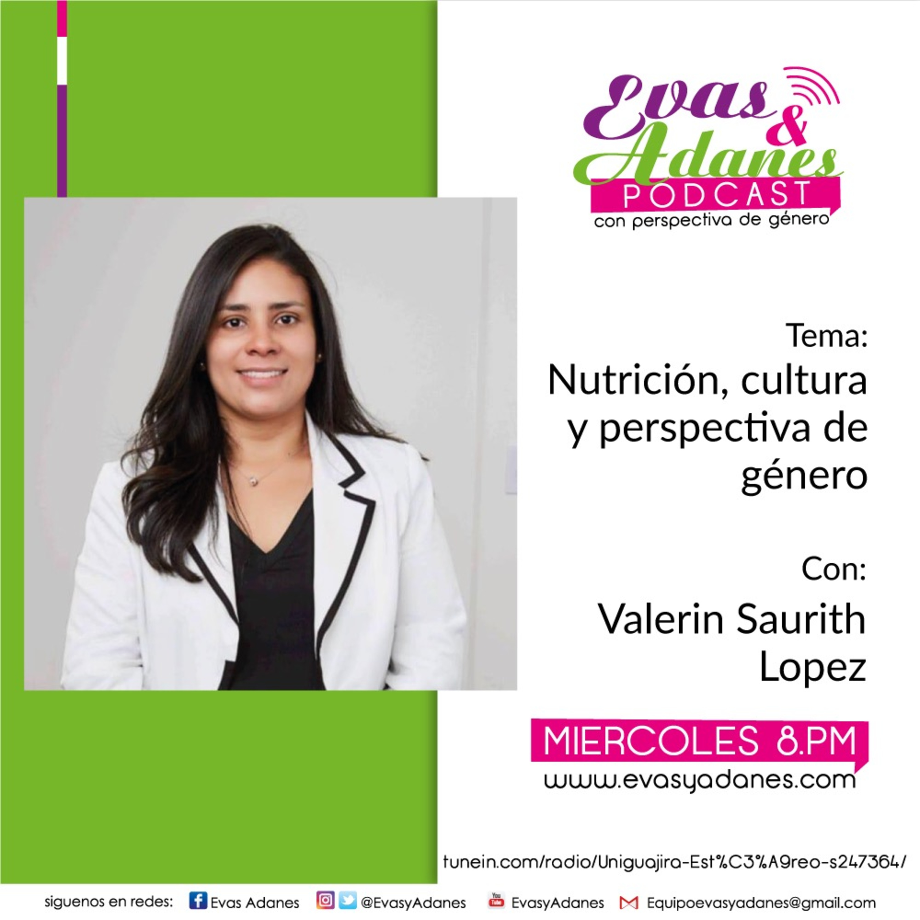 Portada de Evas y Adanes Podcast/Programa Radial
