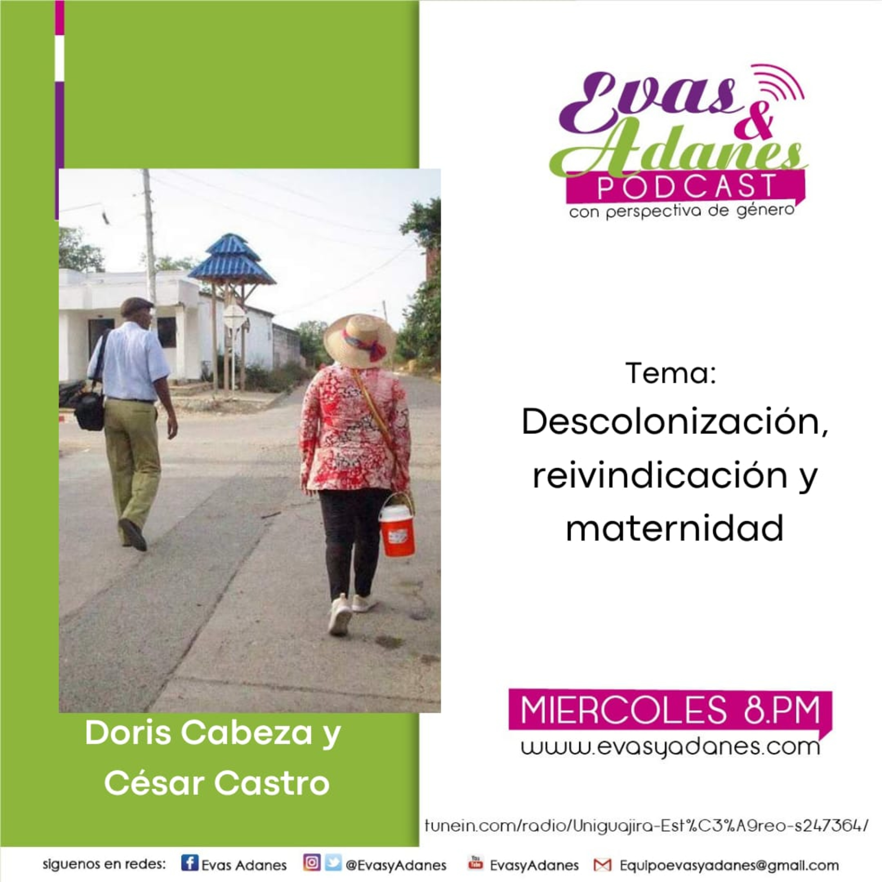 Portada de Evas y Adanes Podcast/Programa Radial
