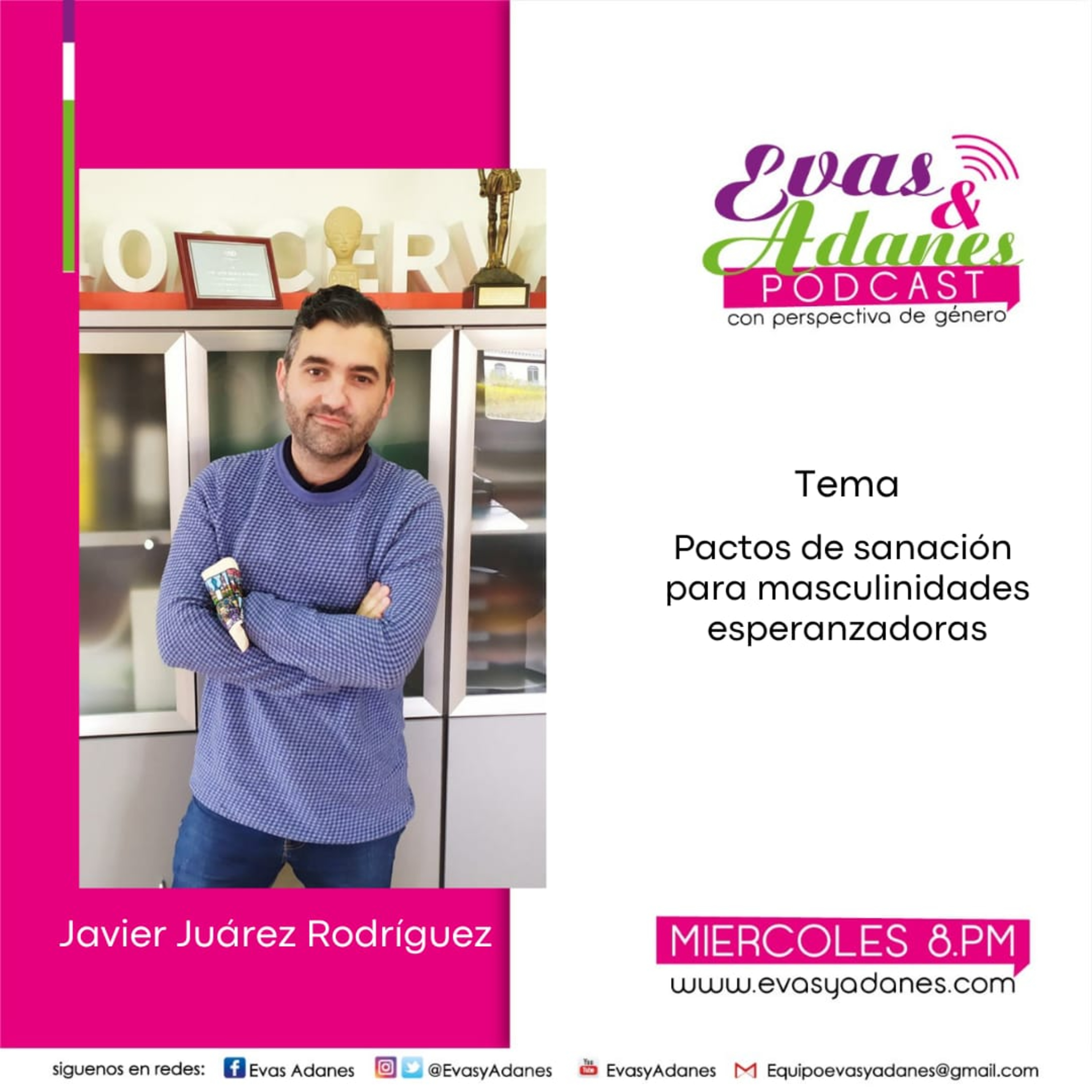 Portada de Evas y Adanes Podcast/Programa Radial