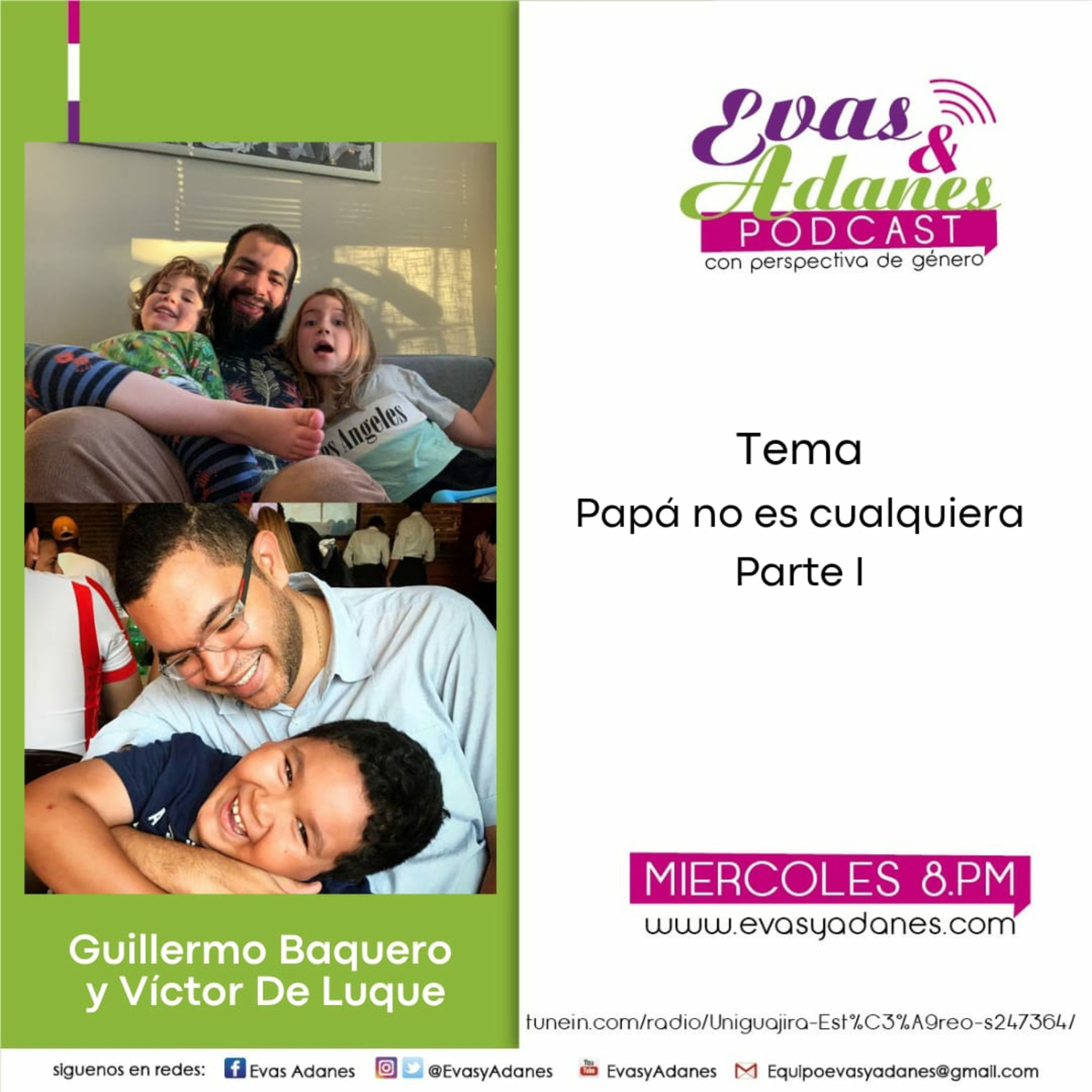 Portada de Evas y Adanes Podcast/Programa Radial