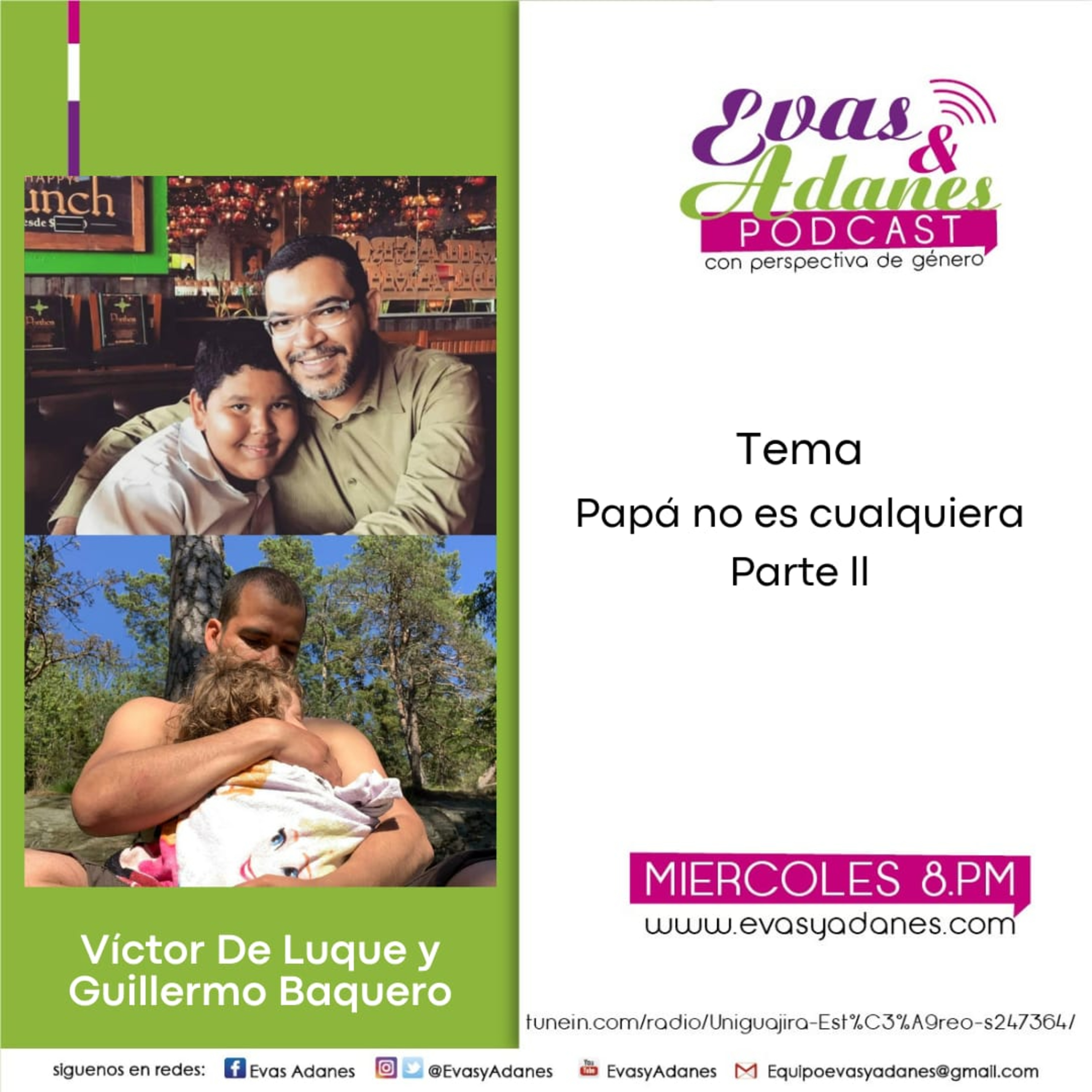 Portada de Evas y Adanes Podcast/Programa Radial