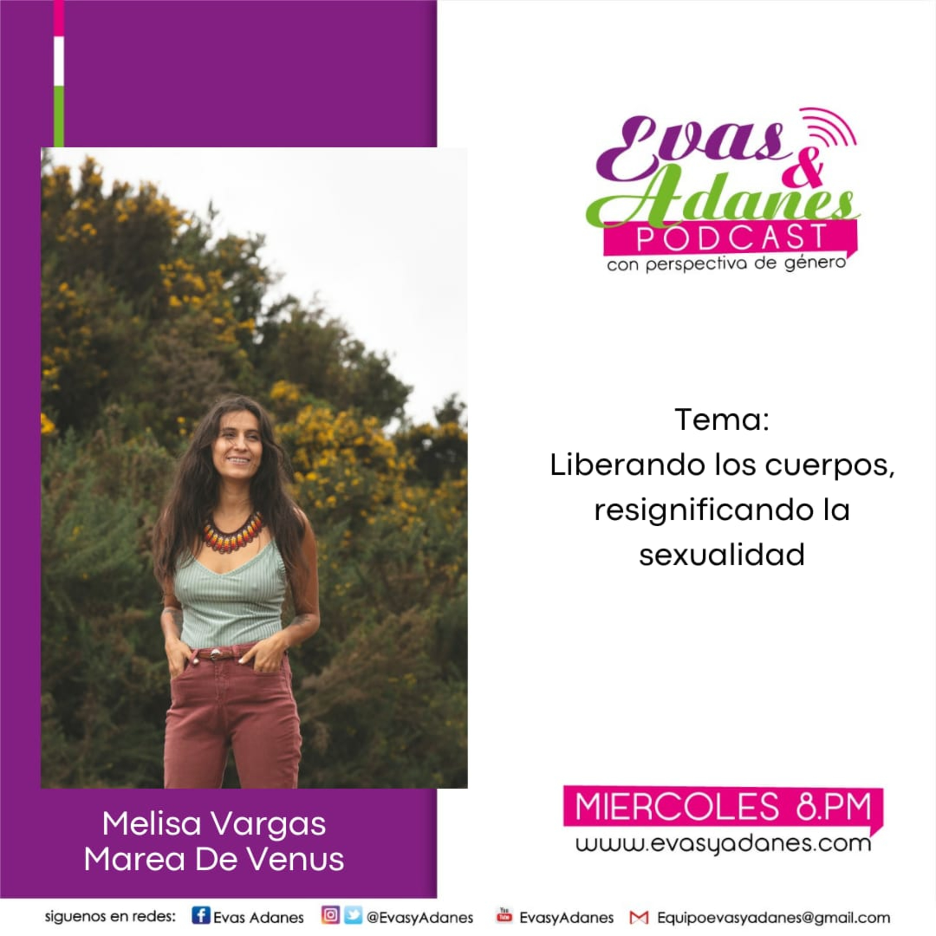 Portada de Evas y Adanes Podcast/Programa Radial
