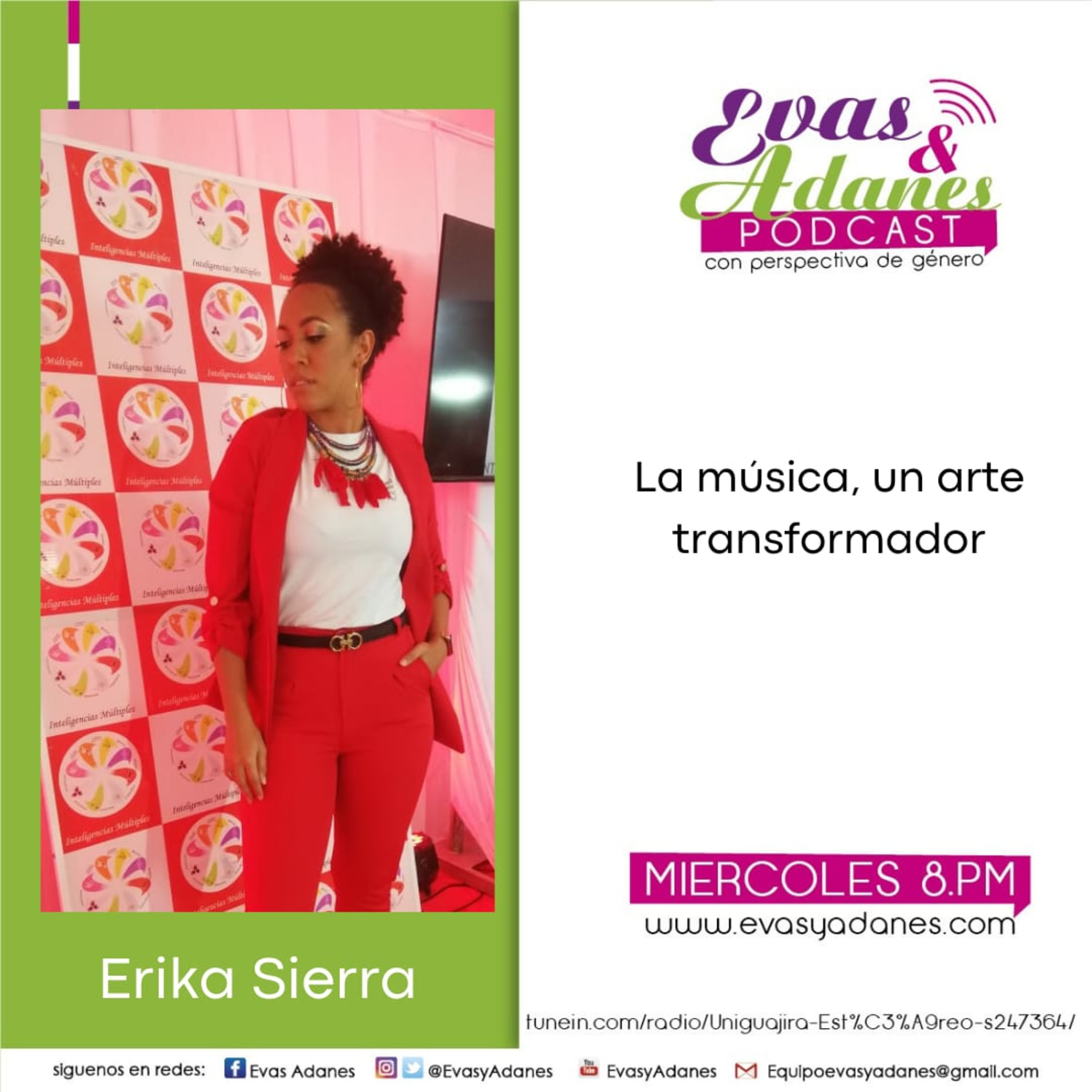 Portada de Evas y Adanes Podcast/Programa Radial