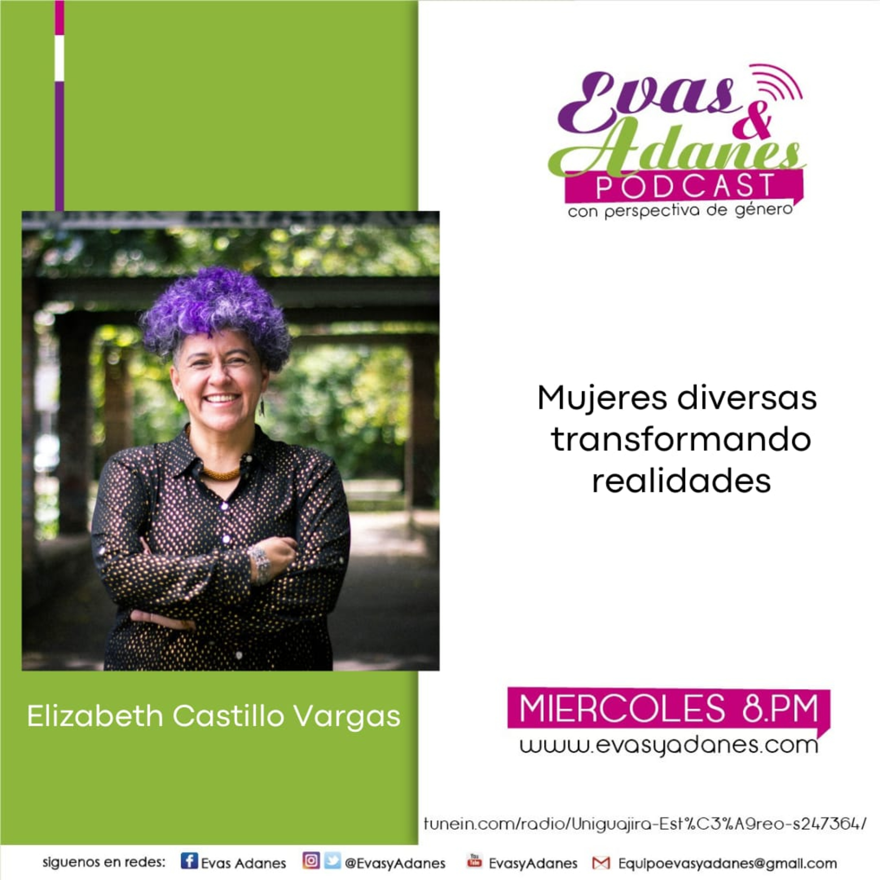 Portada de Evas y Adanes Podcast/Programa Radial