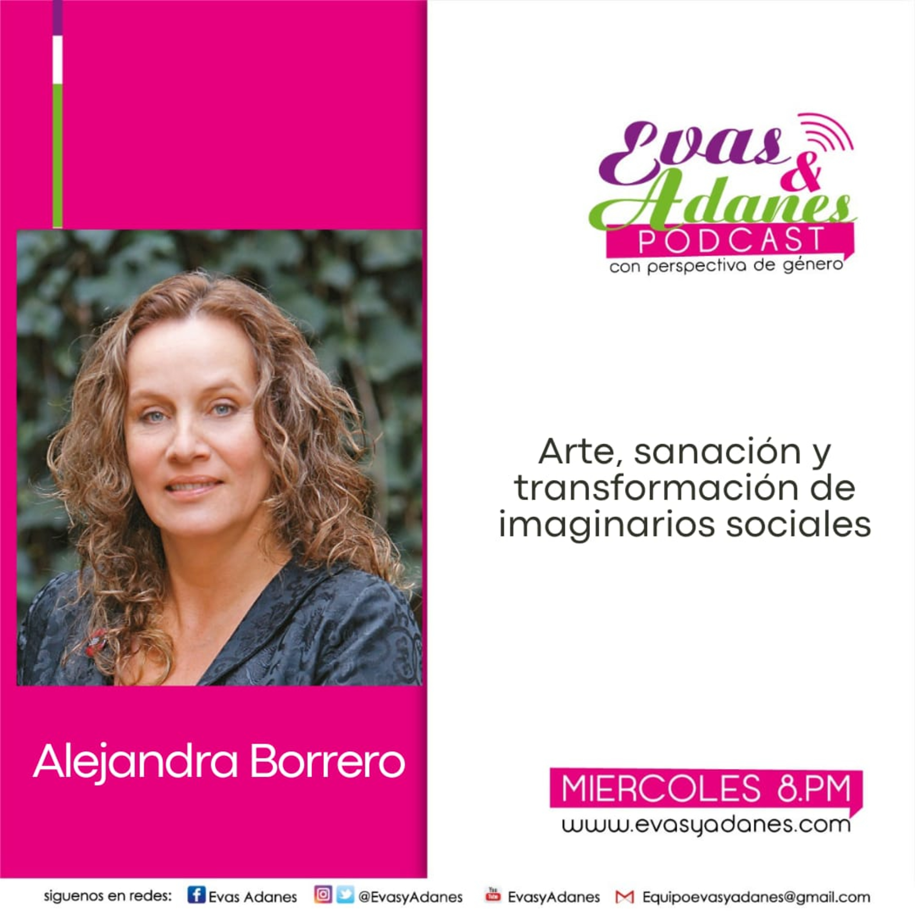 Portada de Evas y Adanes Podcast/Programa Radial