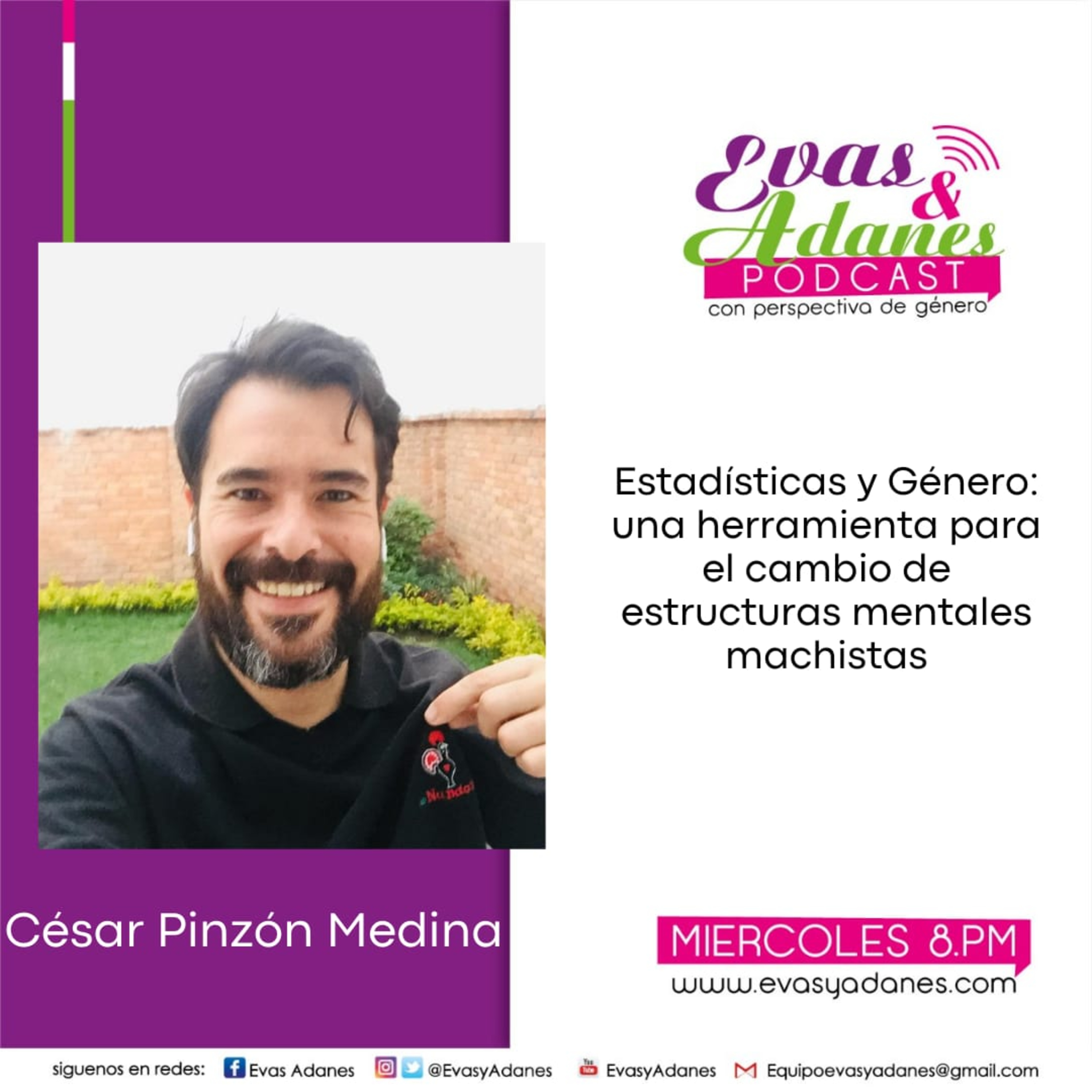 Portada de Evas y Adanes Podcast/Programa Radial
