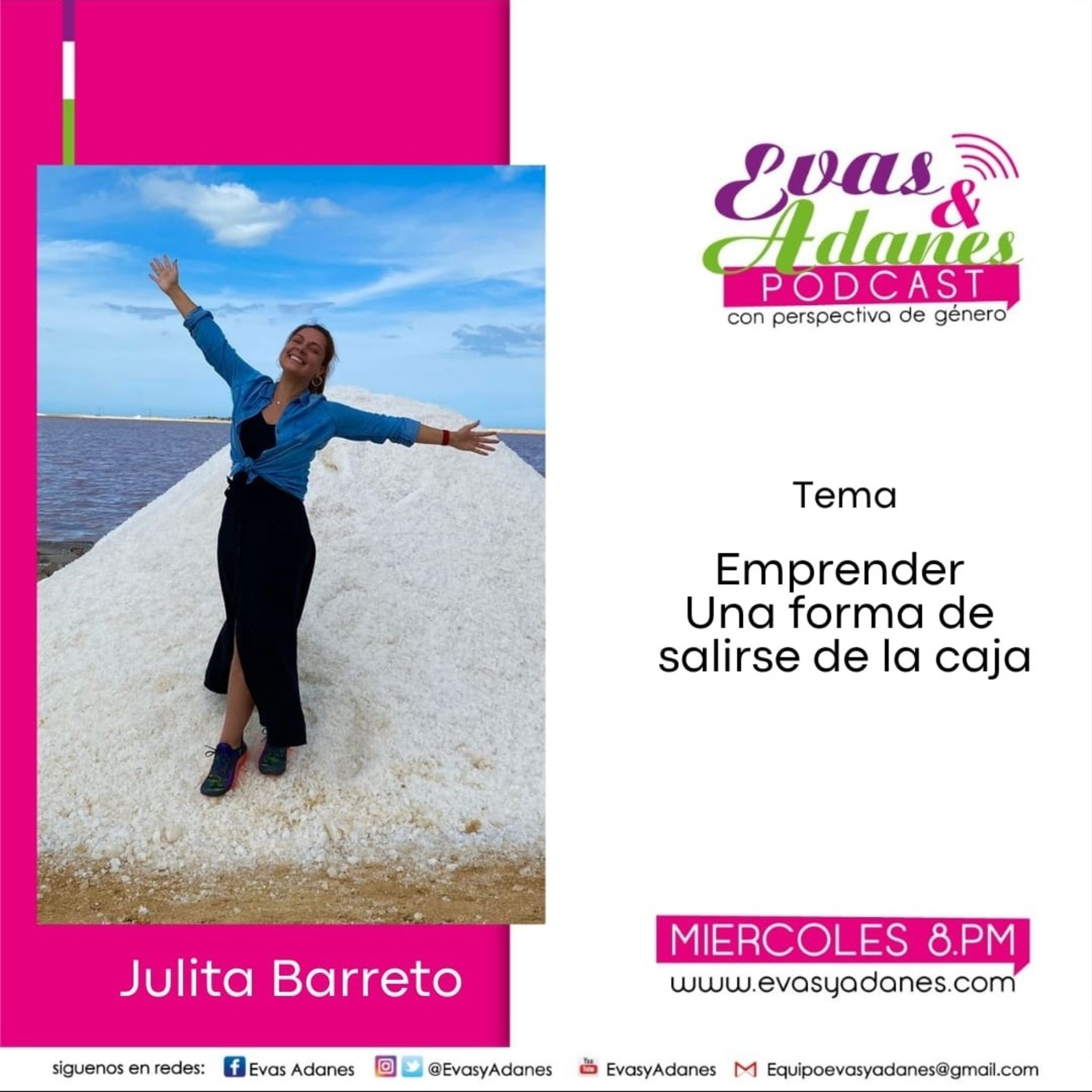 Portada de Evas y Adanes Podcast/Programa Radial