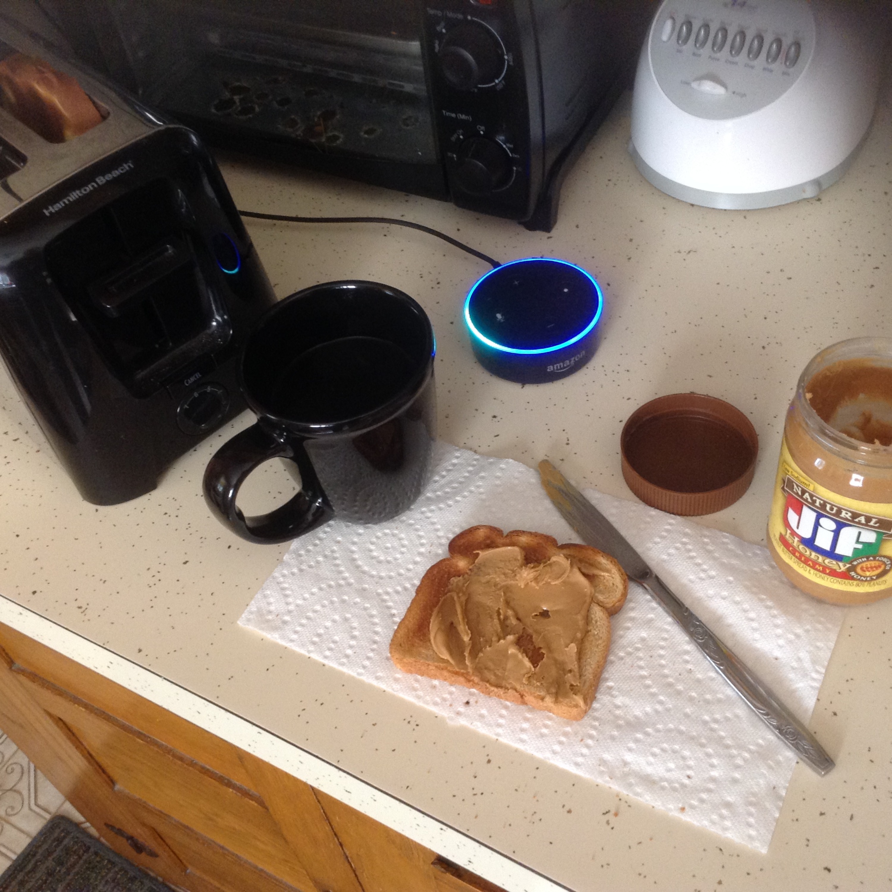 Listening to @TopGold on Amazon Alexa while drinking @DeathWishCoffee on Labor Day 2018 ⚓ 🌊 Audio 🔊