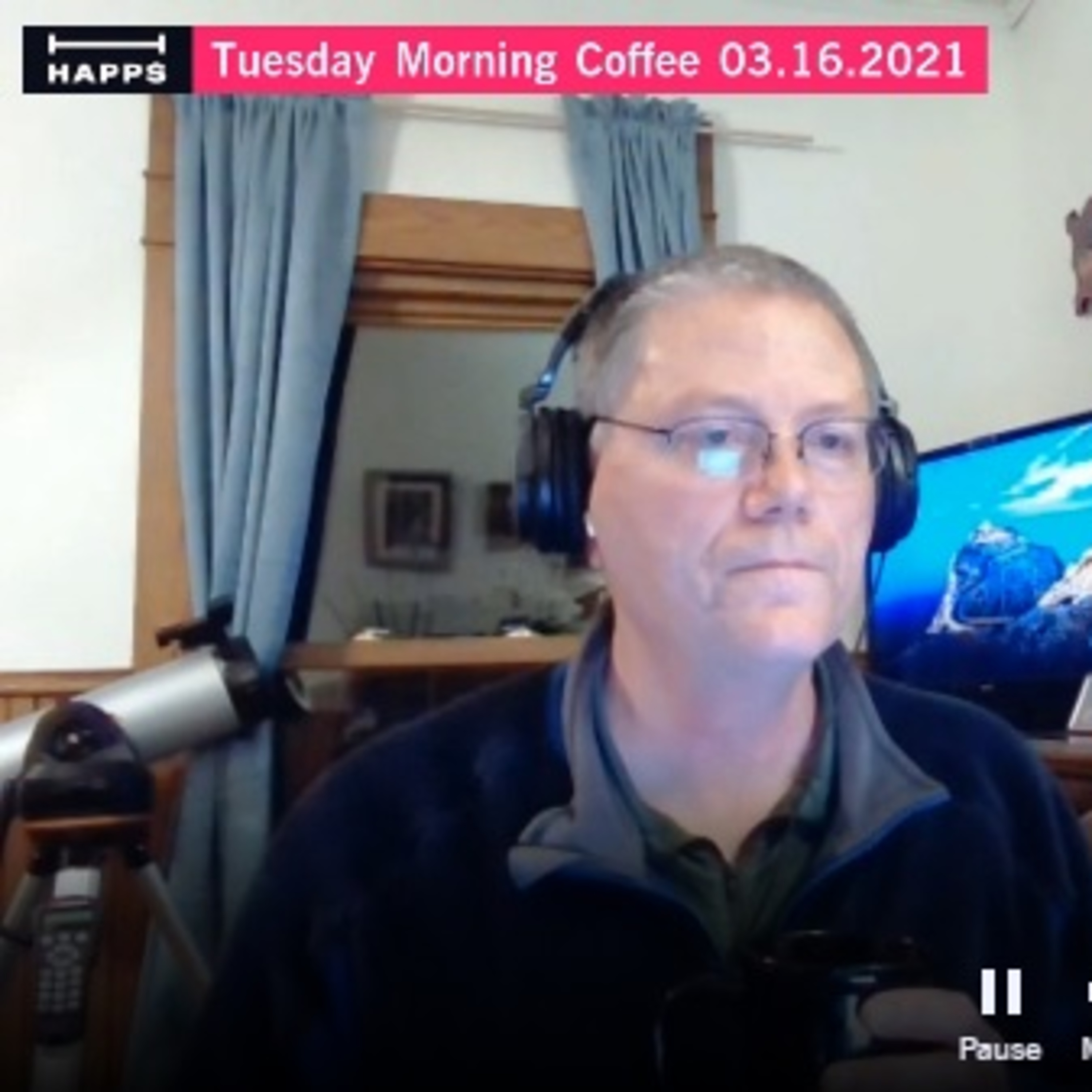Tuesday Morning Coffee 03.16.2021 via Happs.TV ☕😷👍 ⚓ 🌊 🎙️🔊